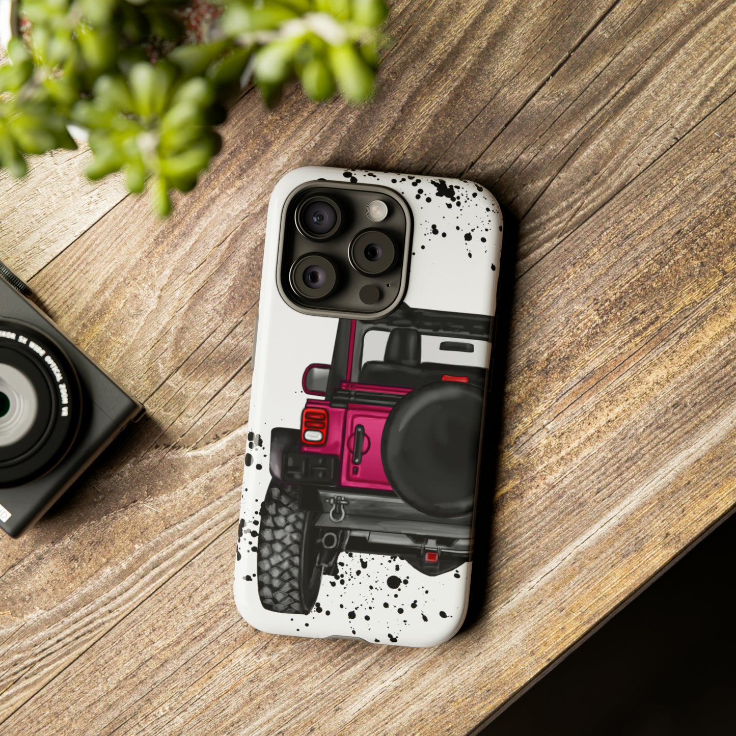 Off Road Life Dark Pink Protective Case for Iphone, Google and Samsung