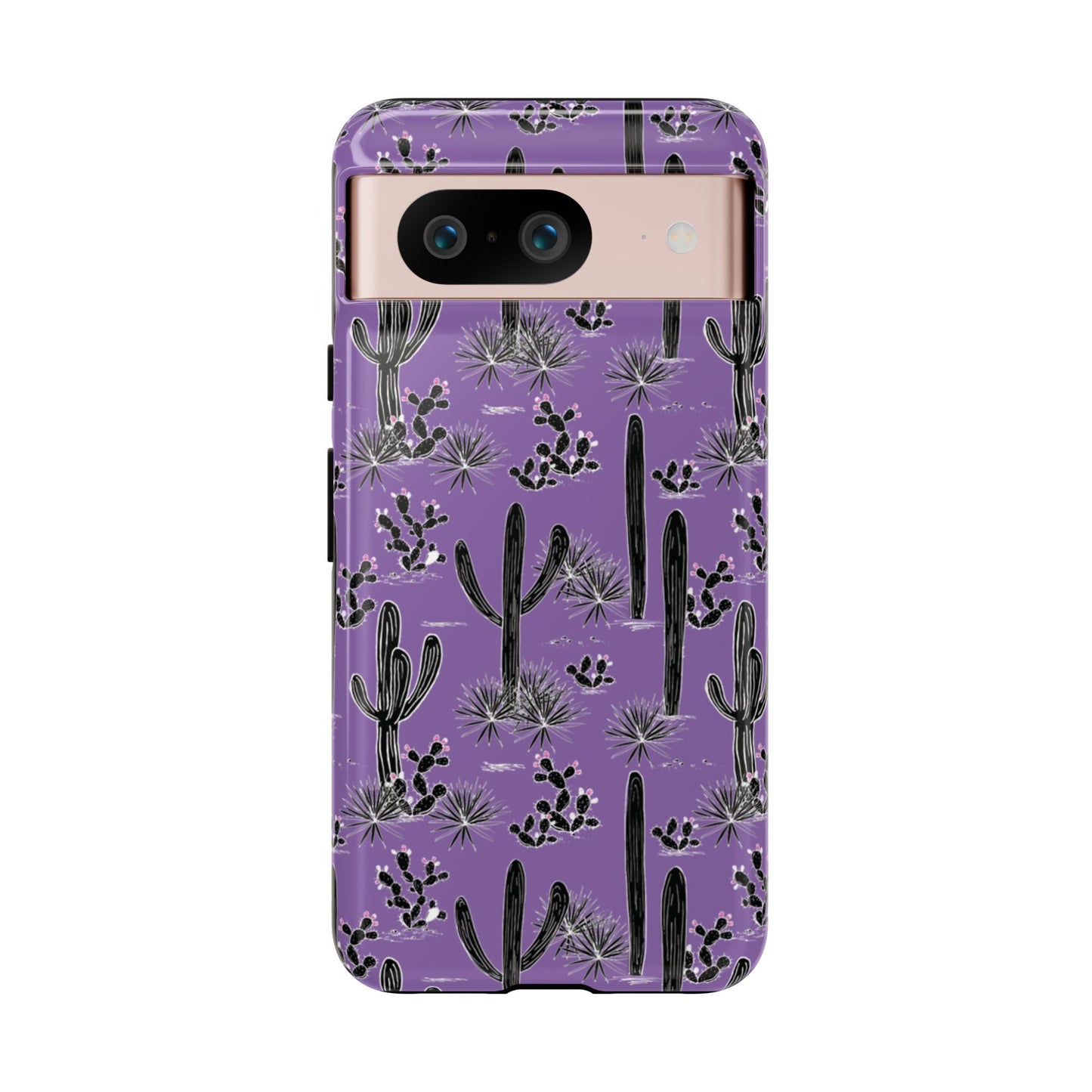 Purple Cactus Love Phone Case
