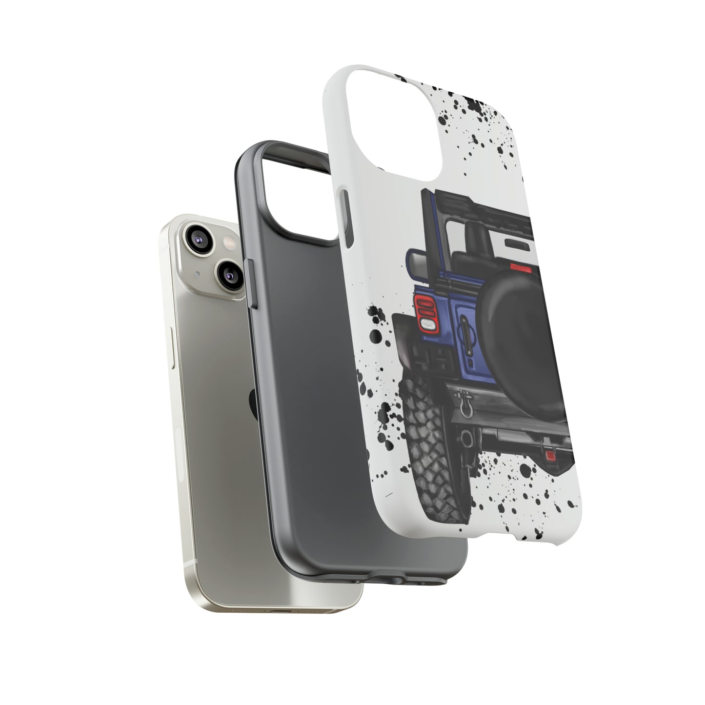 Off Road Life Dark Blue Protective Case for Iphone, Google and Samsung