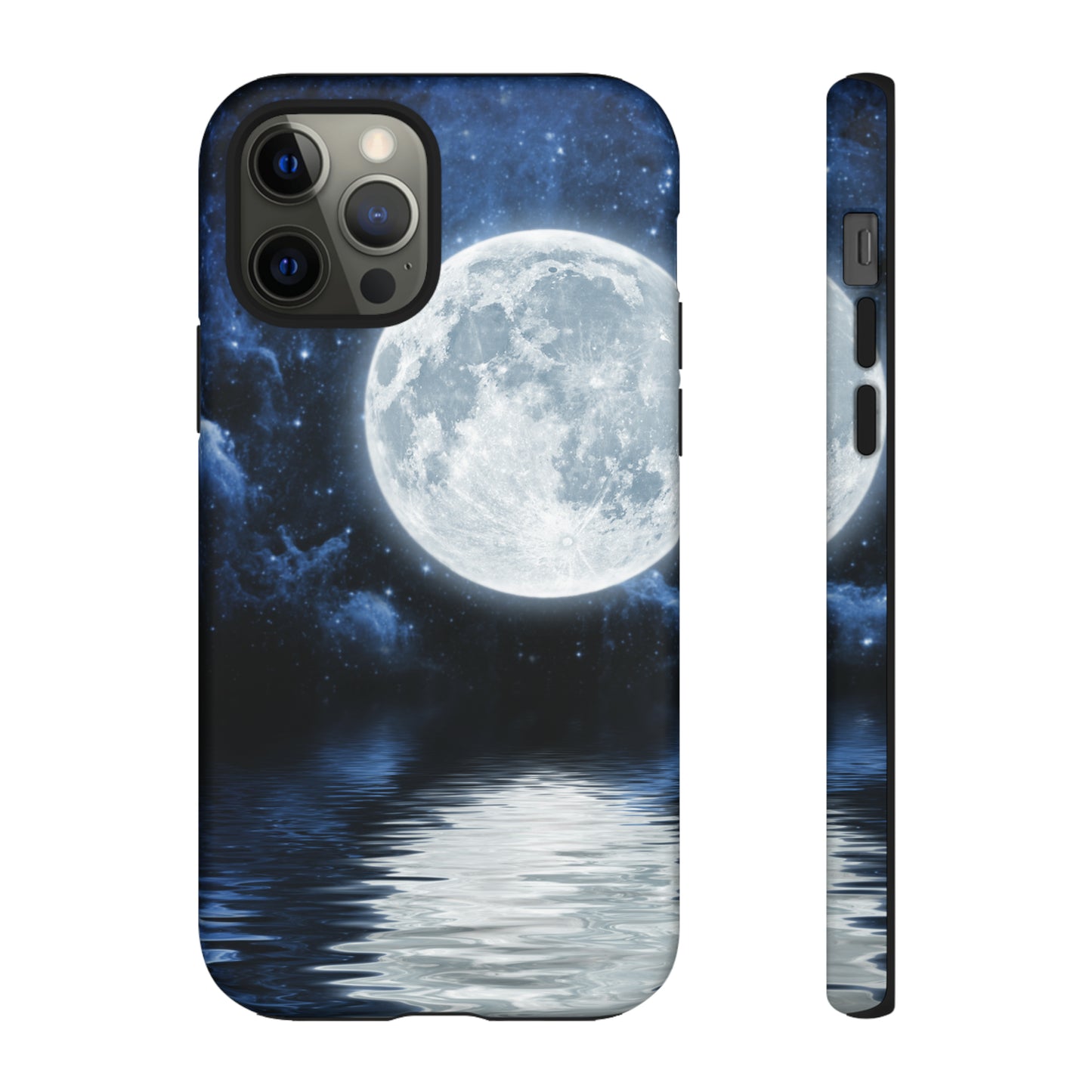 Moon Reflection Protective Phone Case for IPhone, Google and Samsung Phones