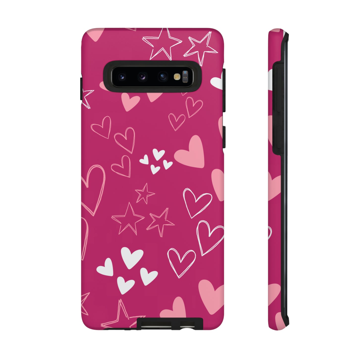 Heart and Stars Protective Case for Google, IPhone and Samsung phones