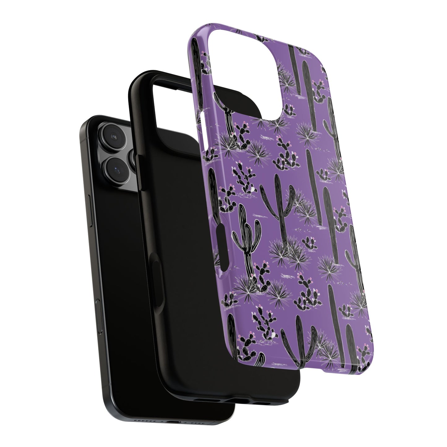 Purple Cactus Love Phone Case