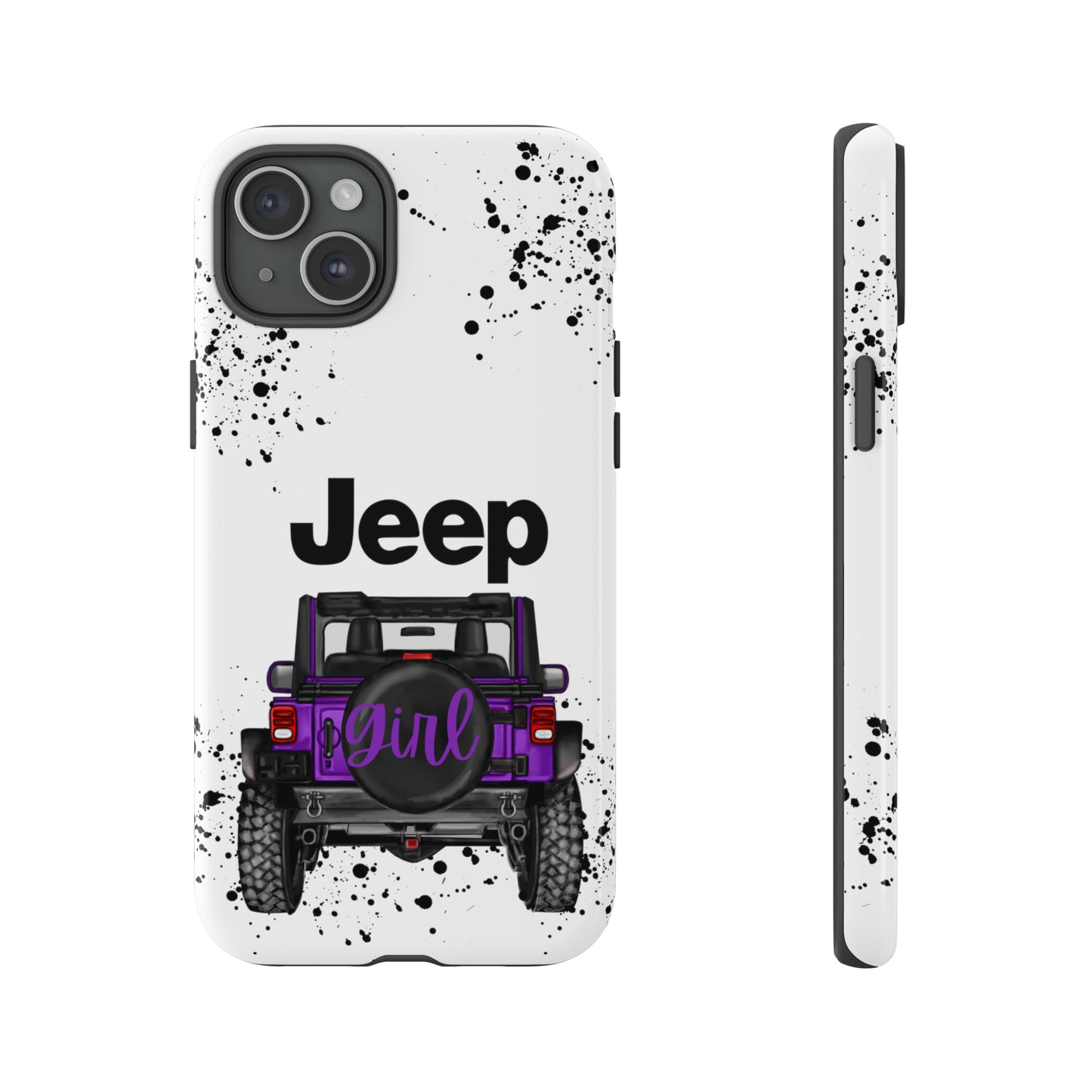 Off Road Girl Dark Purple Protective Case for Iphone, Google and Samsung Phones