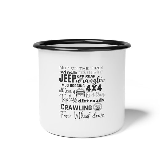 Off Road Enamel Camp Cup