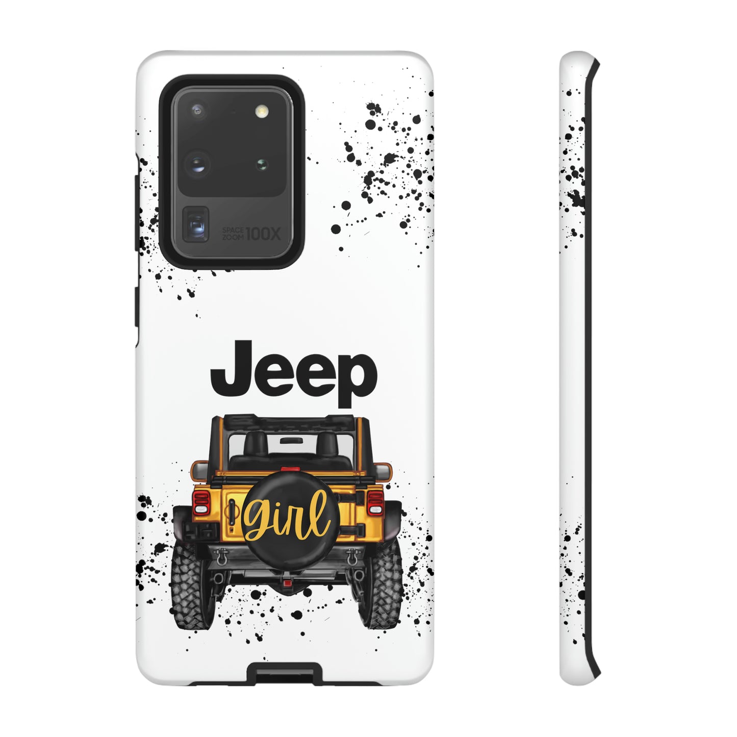 Off Road Girl Yellow Protective Case for Iphone, Google and Samsung Phones