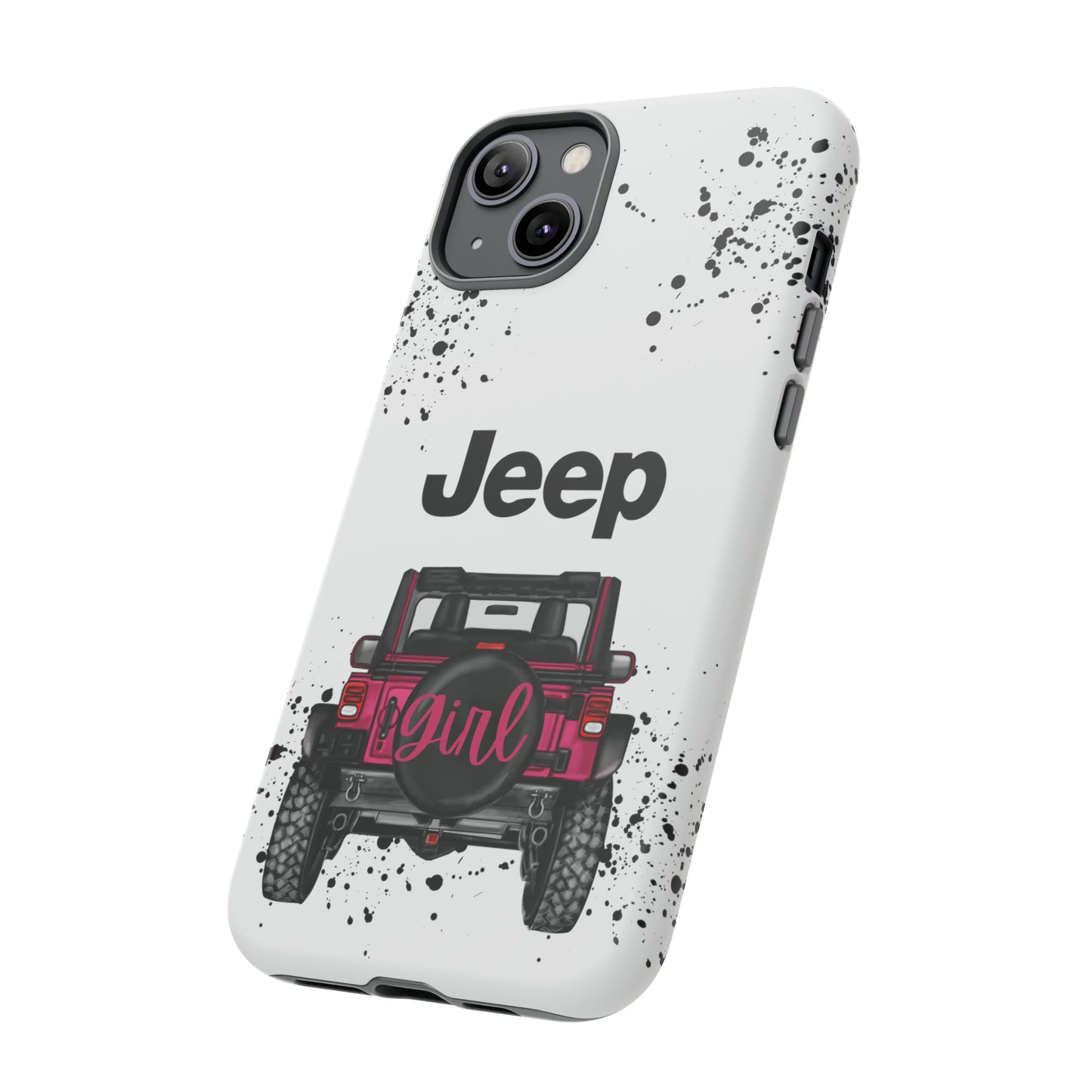 Off Road Girl Red Protective Case for Iphone, Google and Samsung Phones