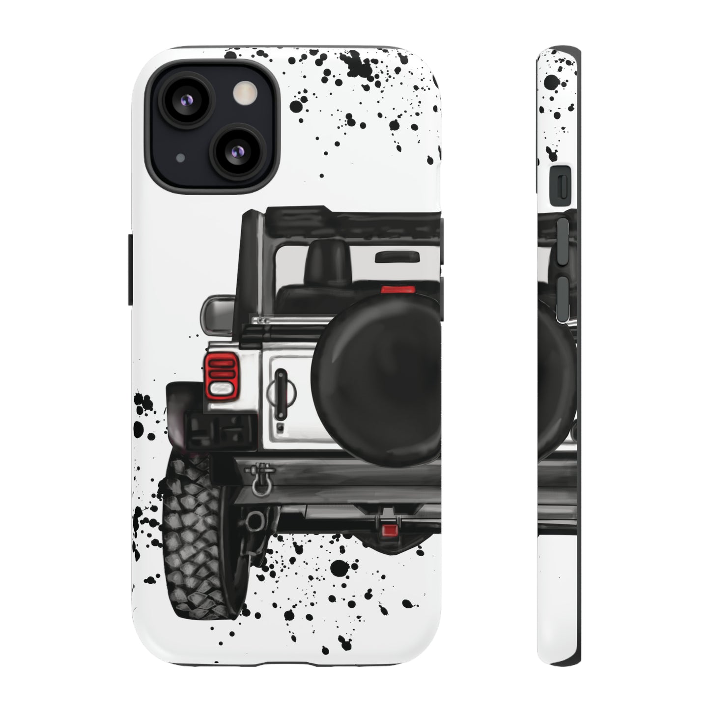 Off Road Life White Protective Case for Iphone, Google and Samsung