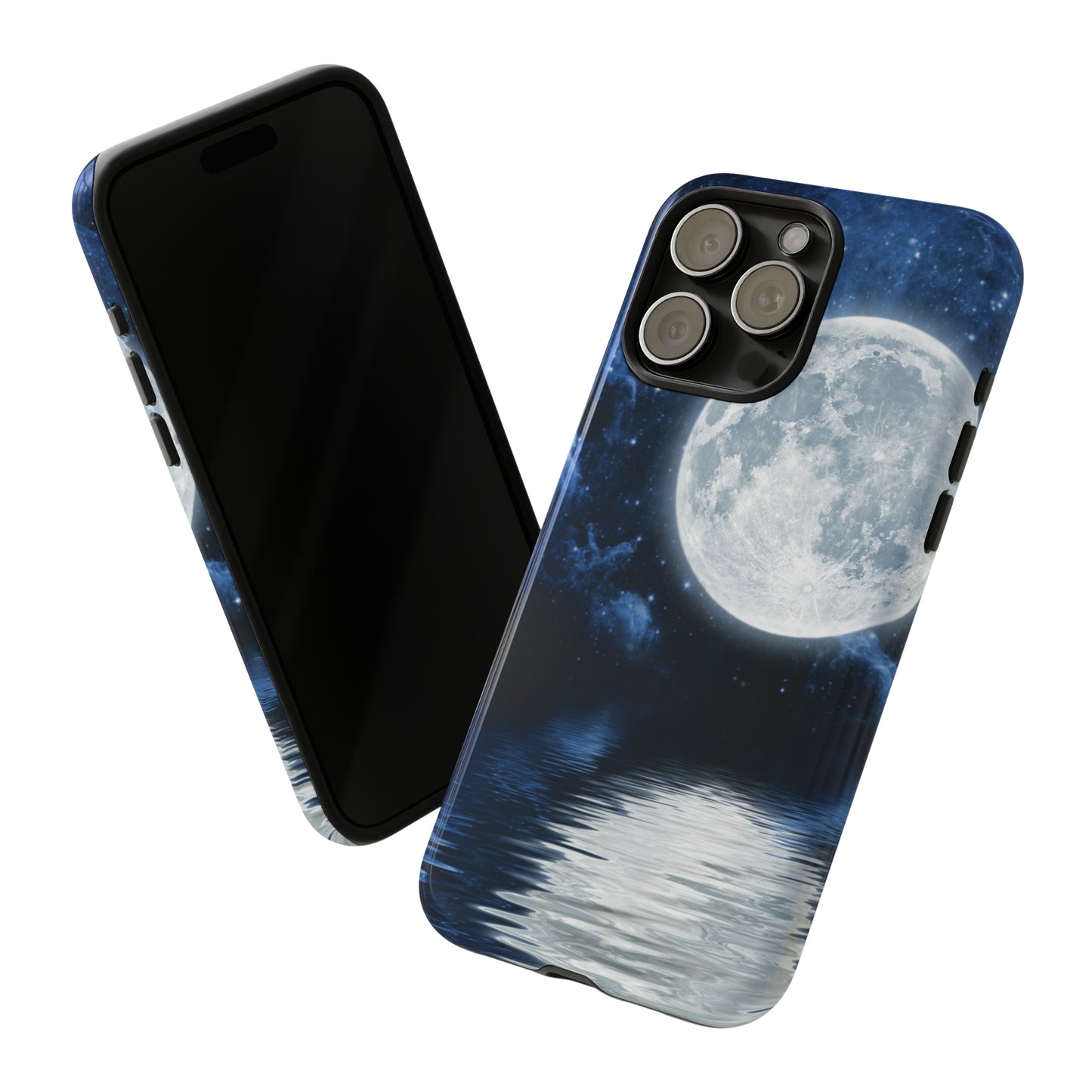 Moon Reflection Protective Phone Case for IPhone, Google and Samsung Phones