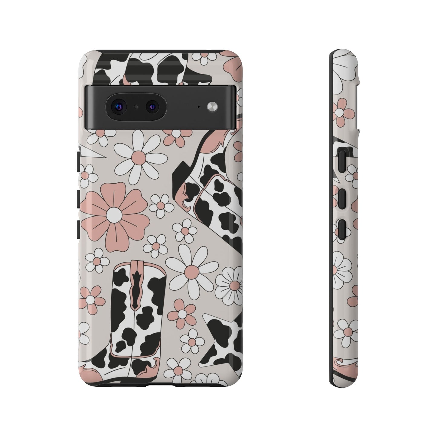 Western Flower Protective Phone Case for Google, Iphone and Samsung Phones
