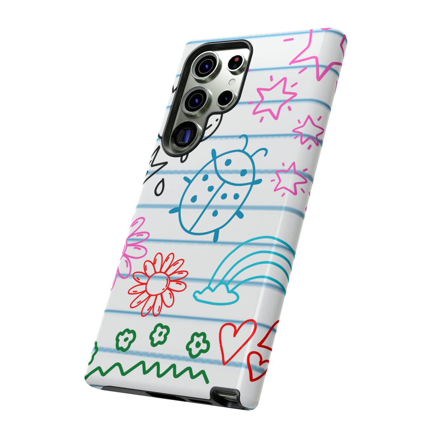 Kid Doodles Protective Phone Case for IPhone, Google and Samsung phones