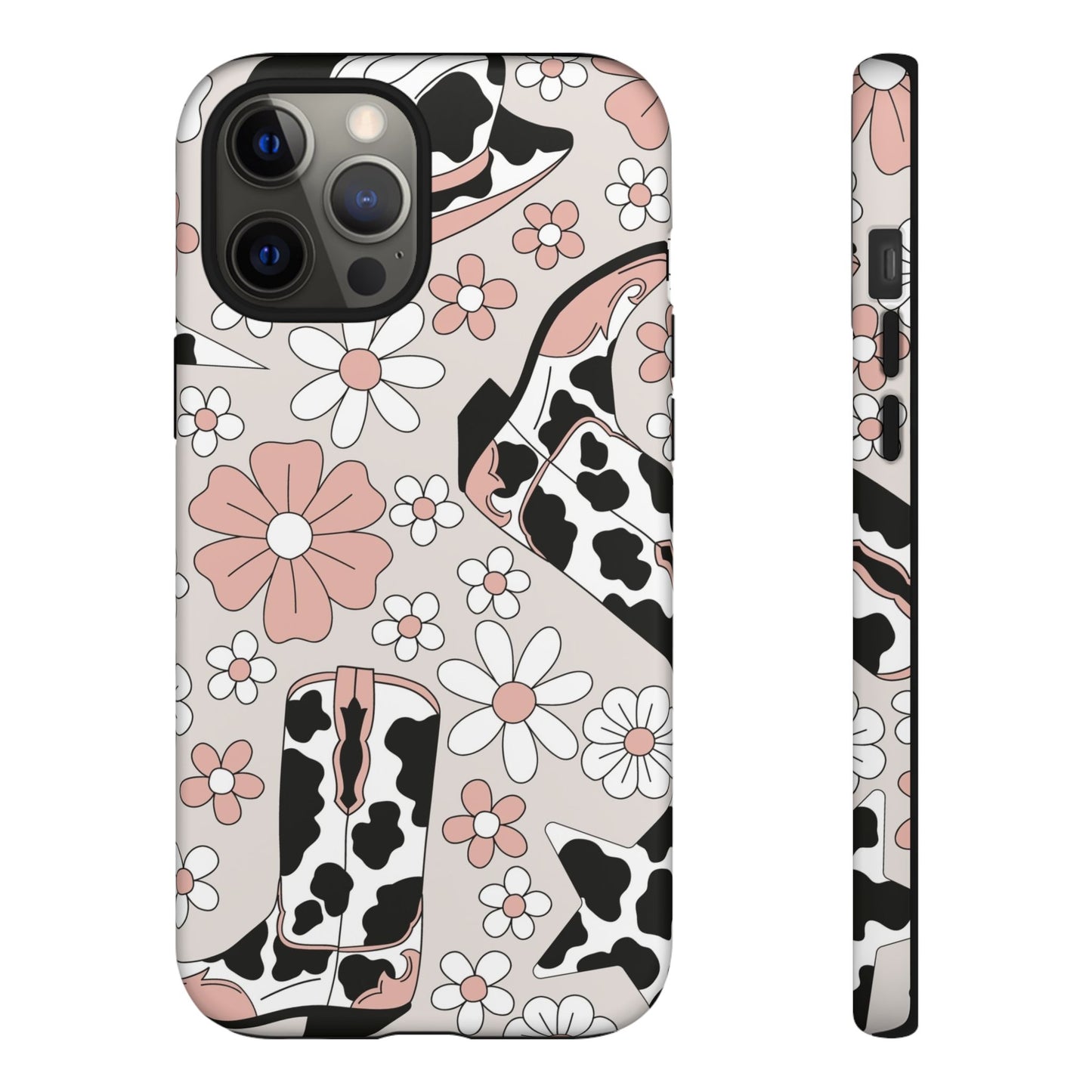 Western Flower Protective Phone Case for Google, Iphone and Samsung Phones