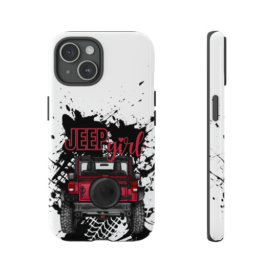 Off Road Girl Red Tough Cases