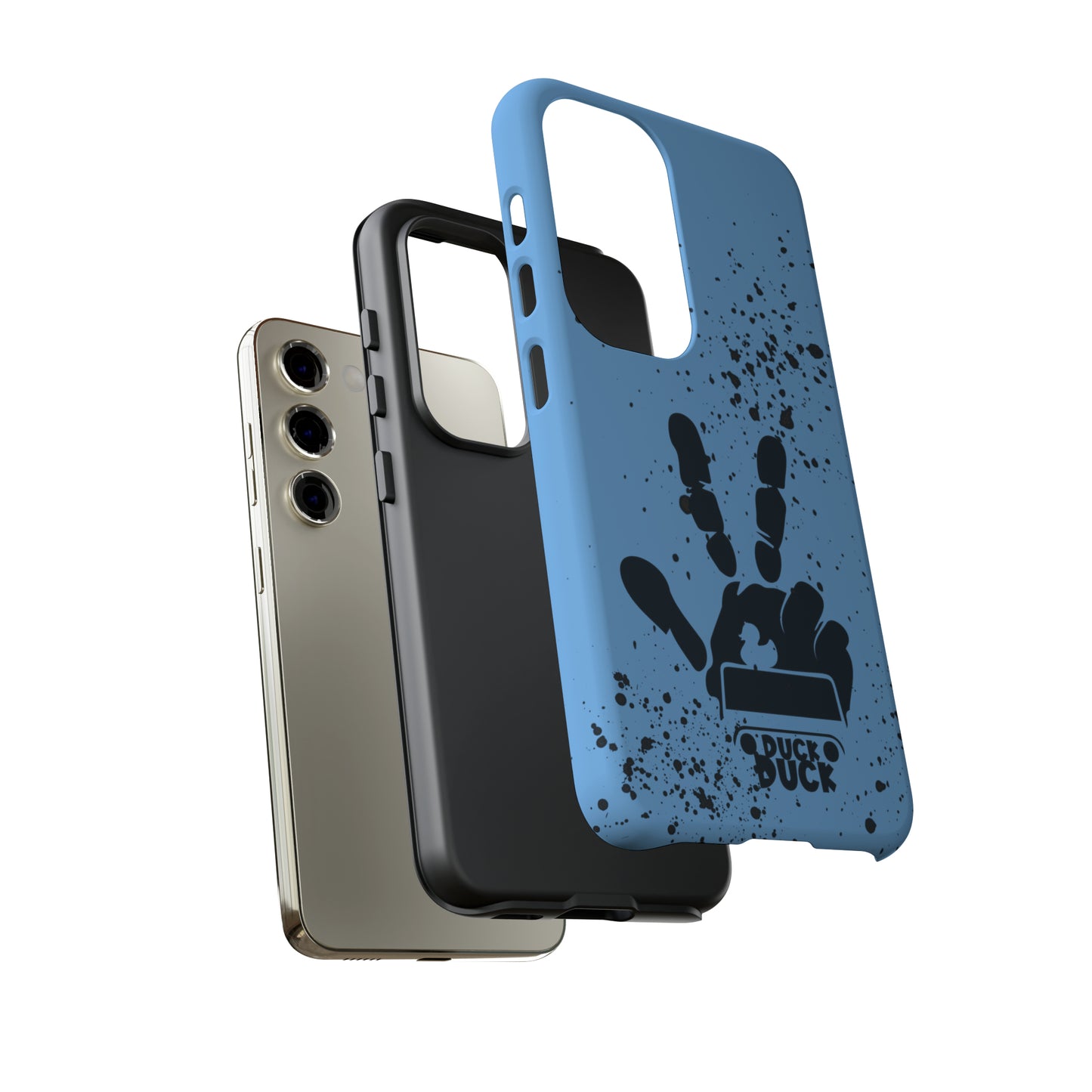 Duck Duck Blue Protective Phone Case for IPhone, Samsung and Google Phones