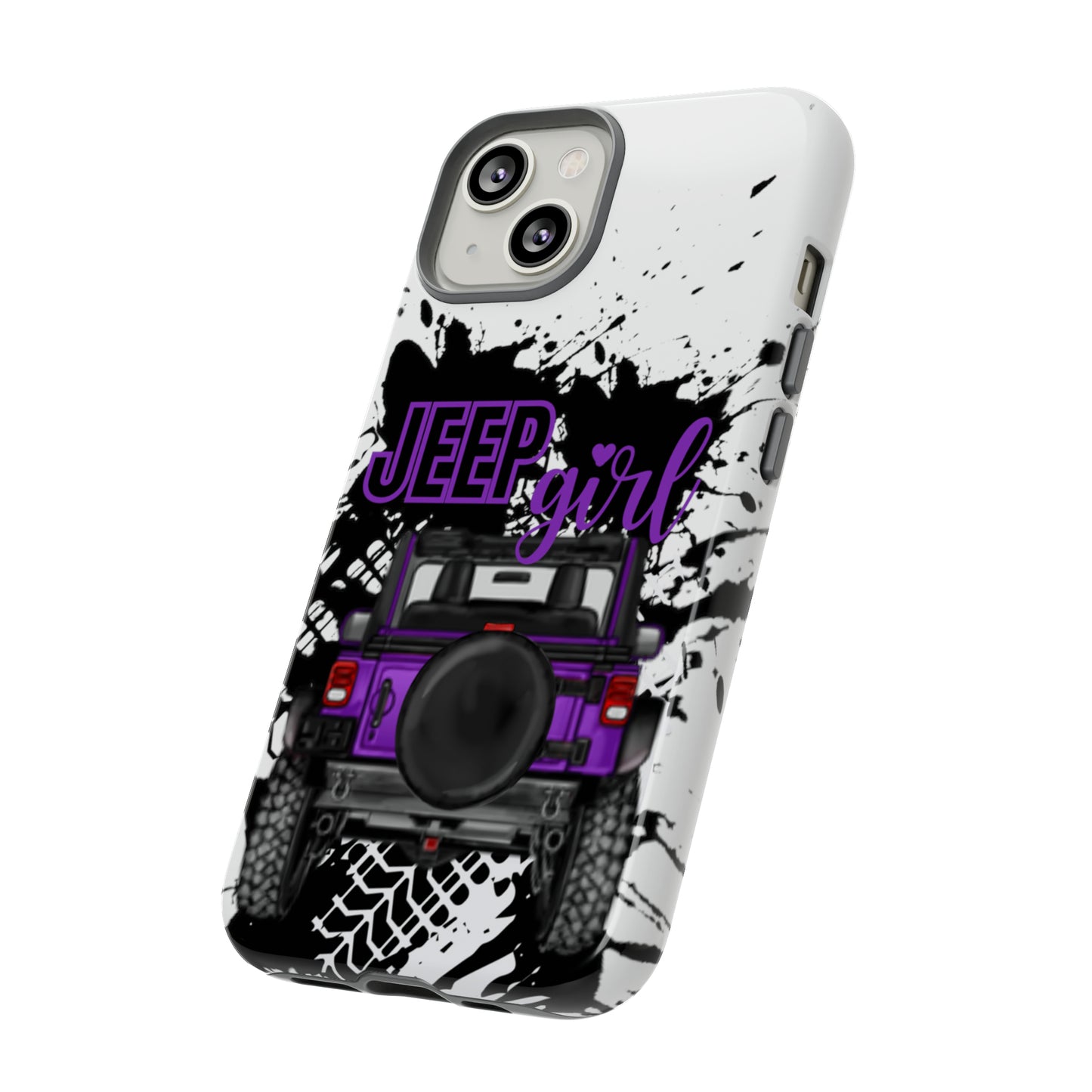 Off Road Girl Purple Tough Cases