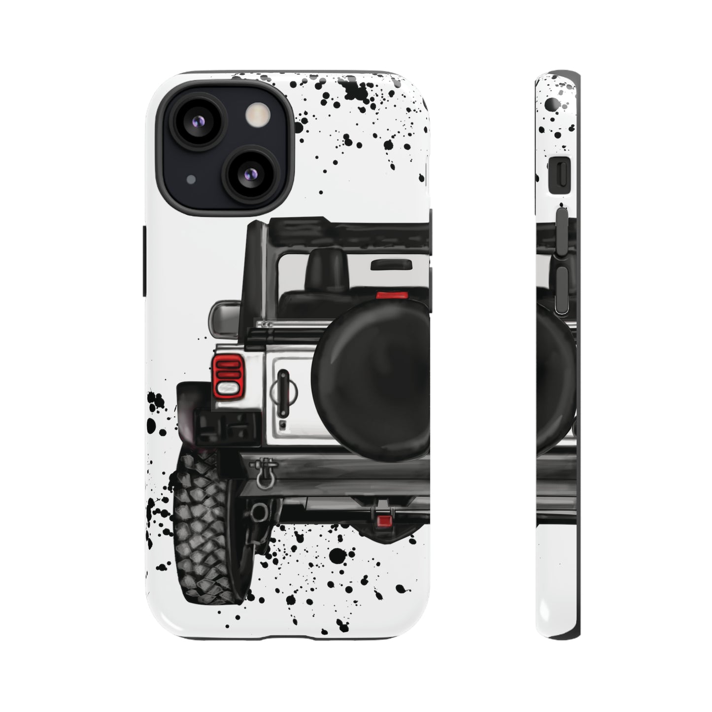 Off Road Life White Protective Case for Iphone, Google and Samsung