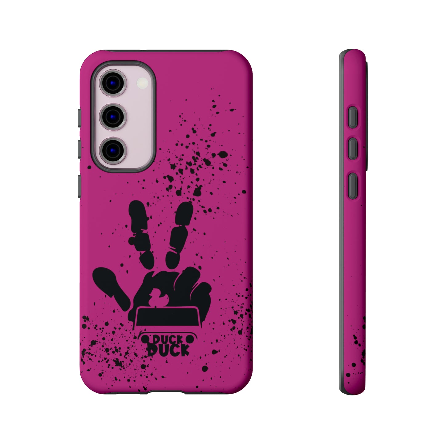 Duck Duck Hot Pink Protective Phone Case for IPhone, Samsung and Google Phone