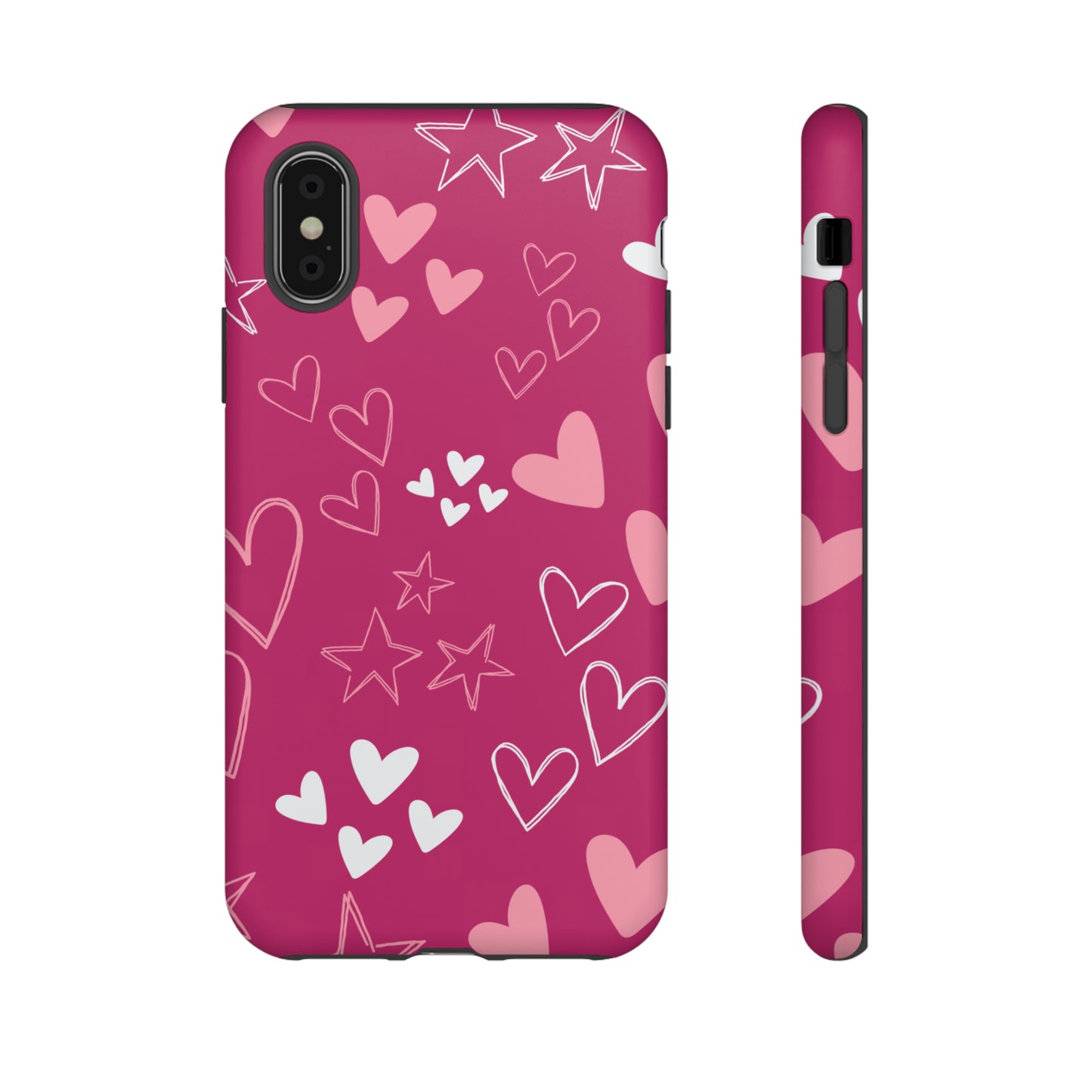 Heart and Stars Protective Case for Google, IPhone and Samsung phones