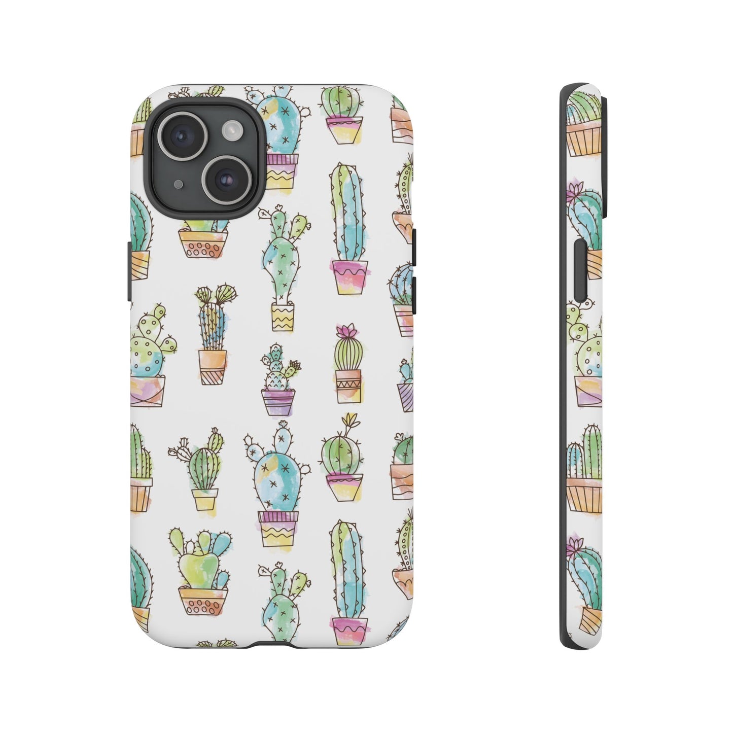 Pastel Cactus Love Phone Case