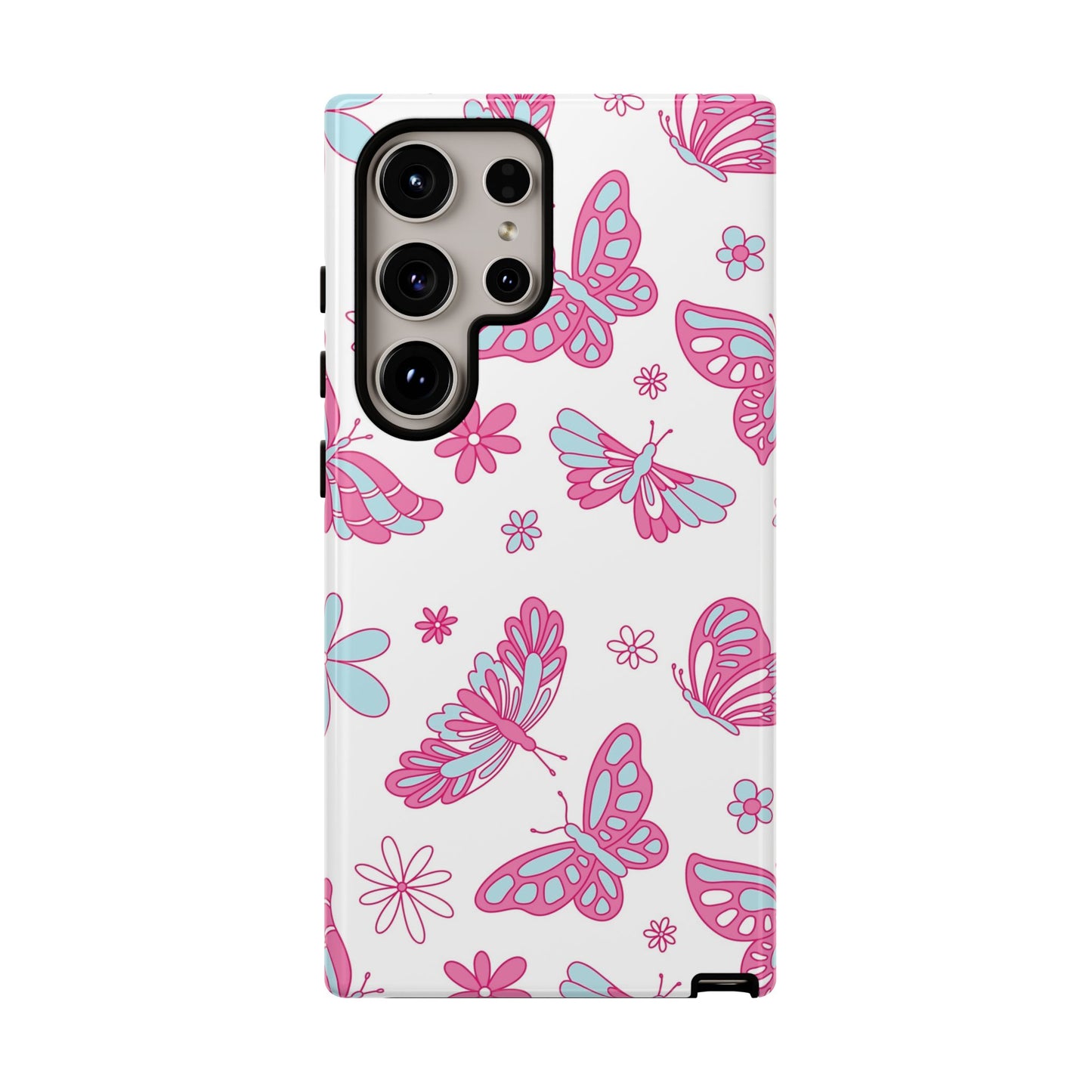 Pastel Butterflies Protective Phone Case