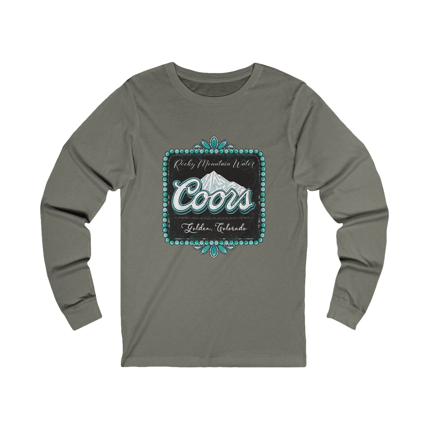 Coors Turquoise Unisex Jersey Long Sleeve Tee