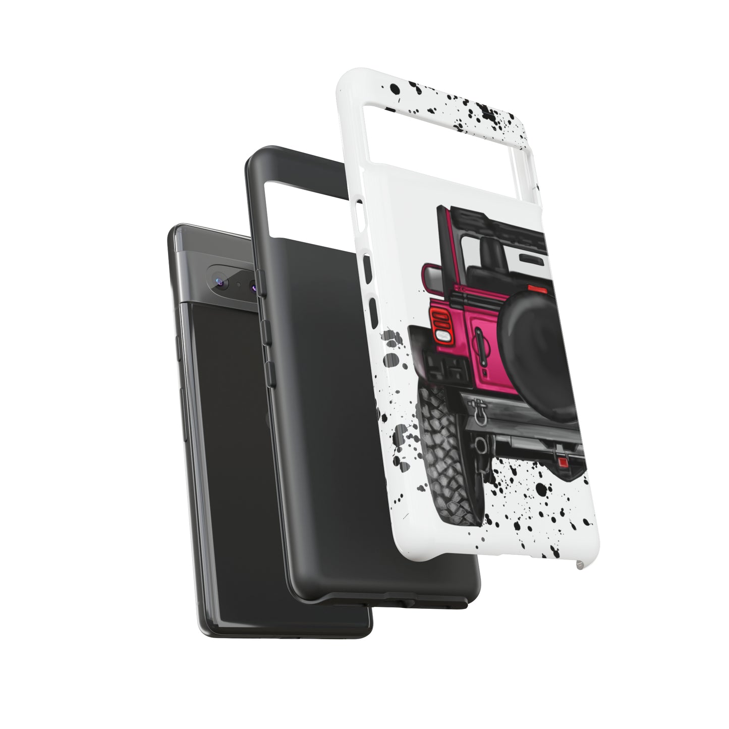 Off Road Life Dark Pink Protective Case for Iphone, Google and Samsung