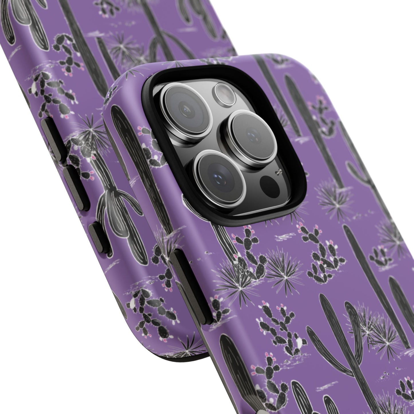 Purple Cactus Love Phone Case
