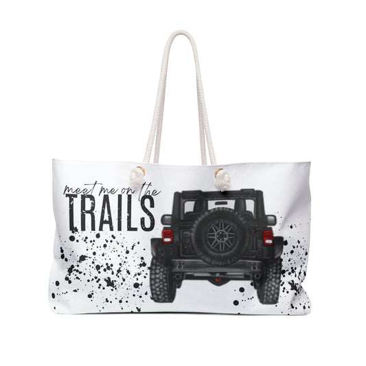 Meet me on the trails Weekender Bag