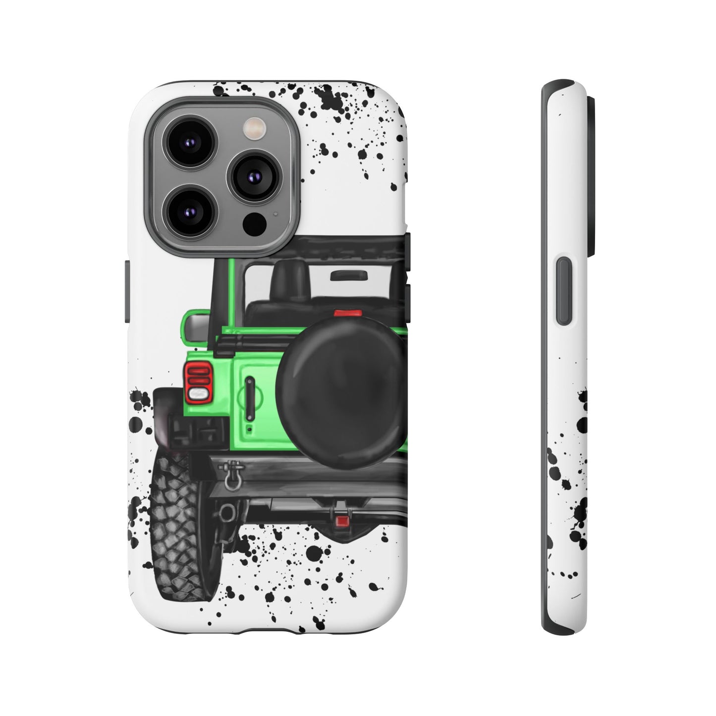 Off Road Life Green Protective Case for Iphone, Google and Samsung