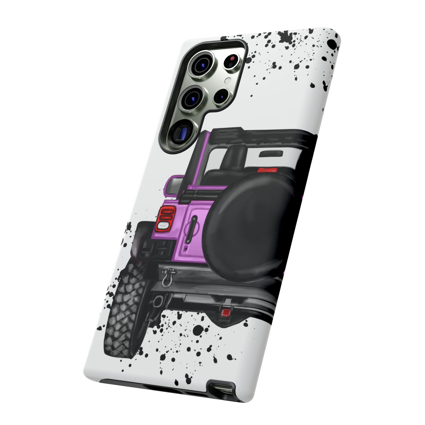 Off Road Life Charcoal Pink/Light Purple Protective Case for Iphone, Google and Samsung