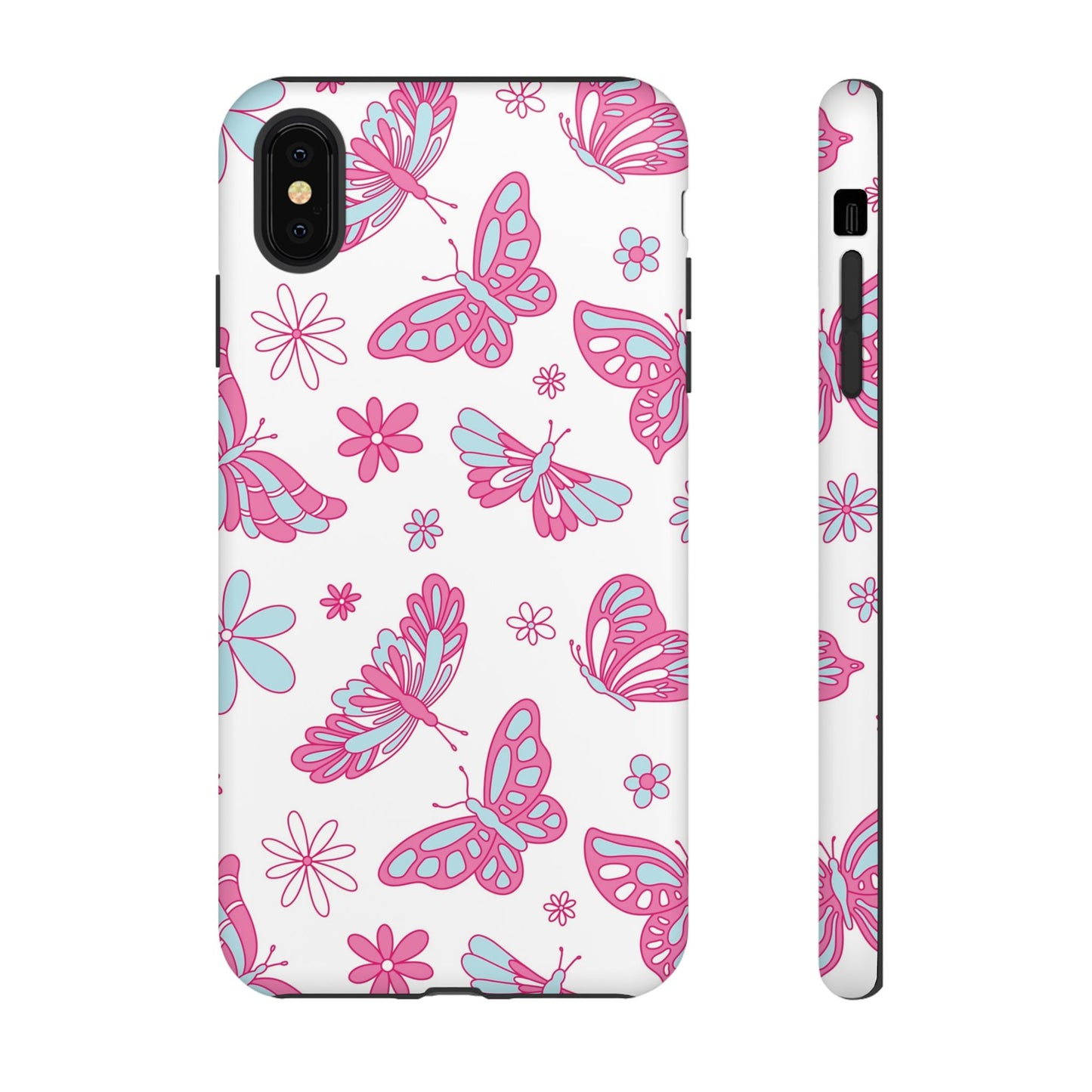 Pastel Butterflies Protective Phone Case