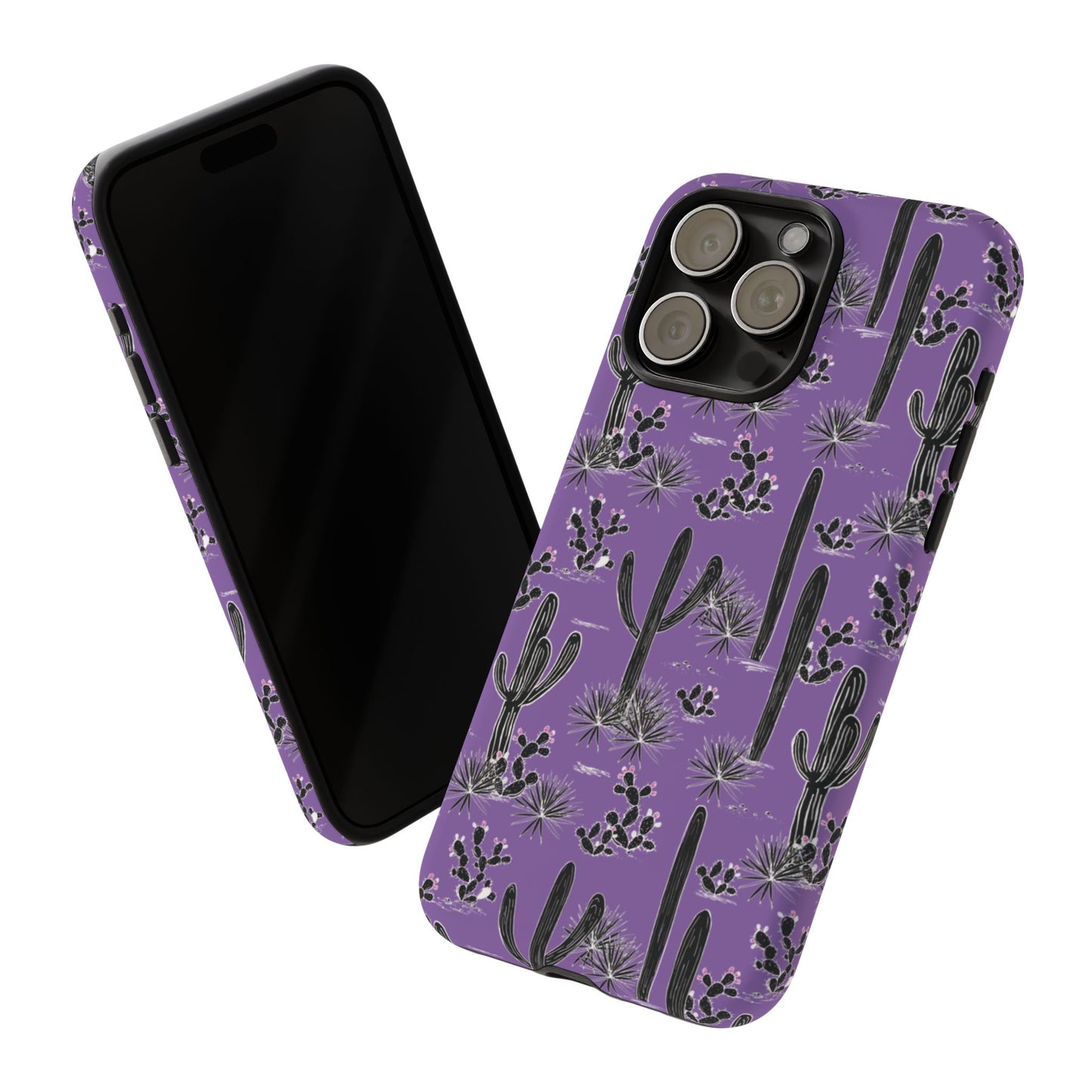 Purple Cactus Love Phone Case