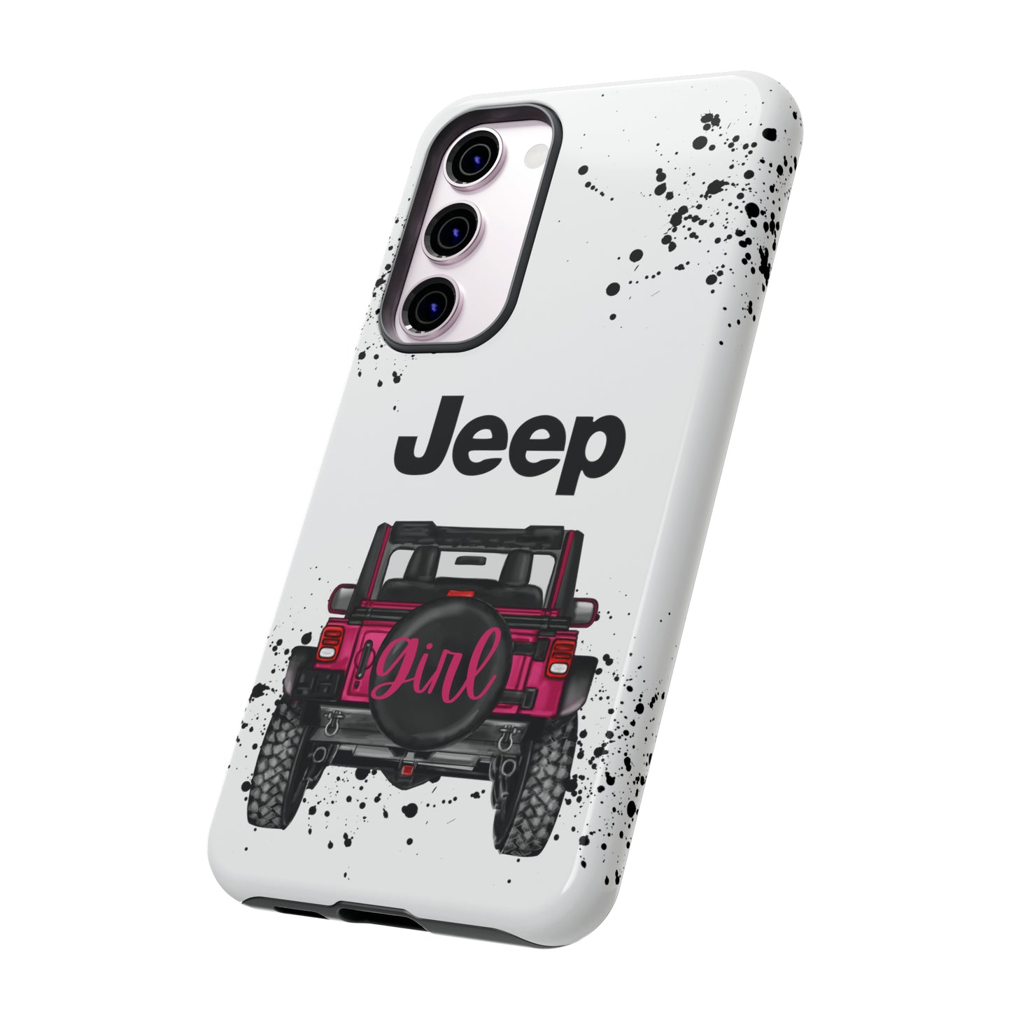 Off Road Girl Red Protective Case for Iphone, Google and Samsung Phones