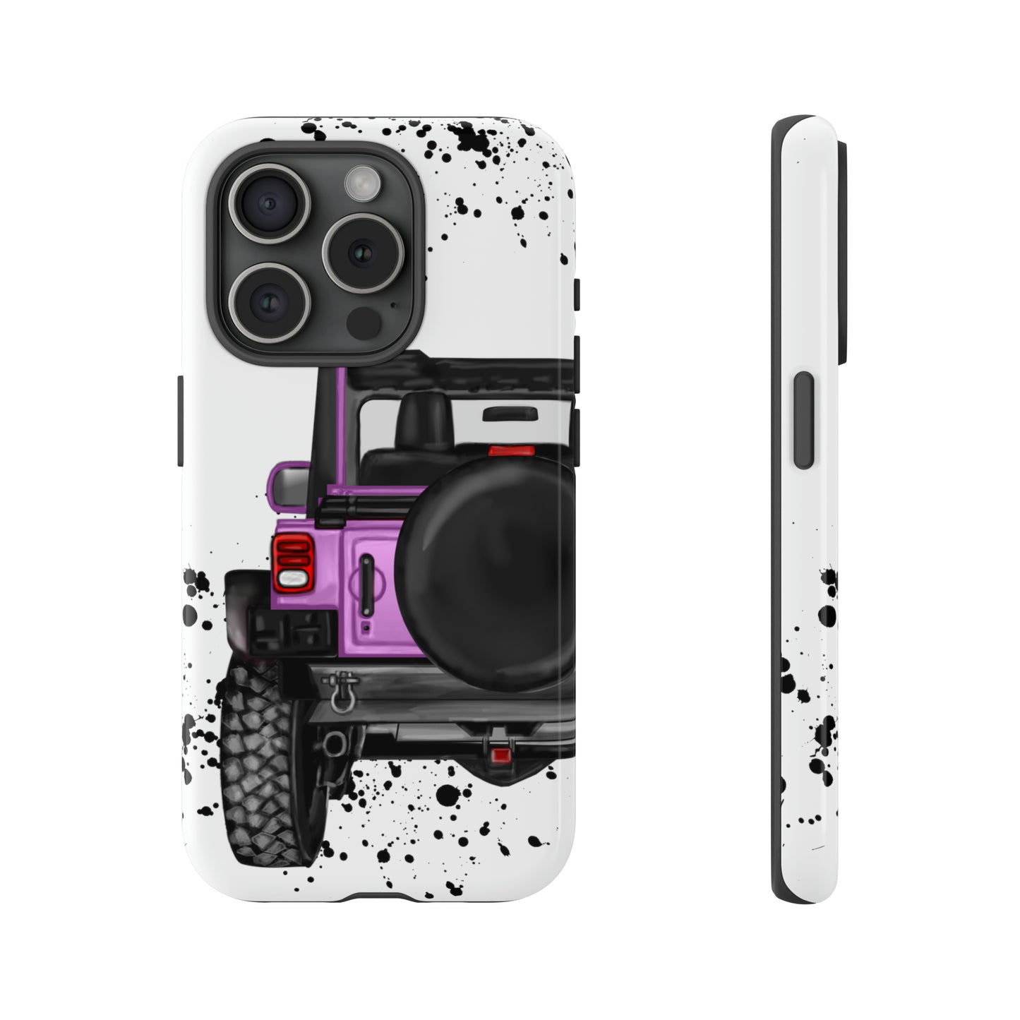 Off Road Life Charcoal Pink/Light Purple Protective Case for Iphone, Google and Samsung