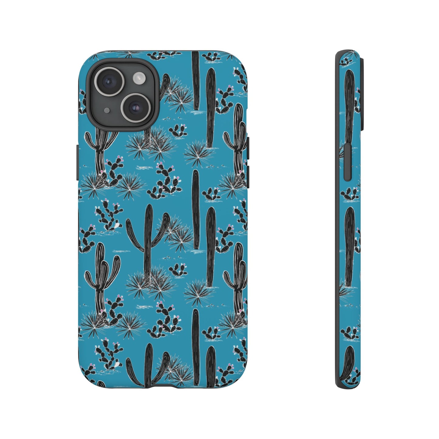 Turquoise Cactus Love Phone Case