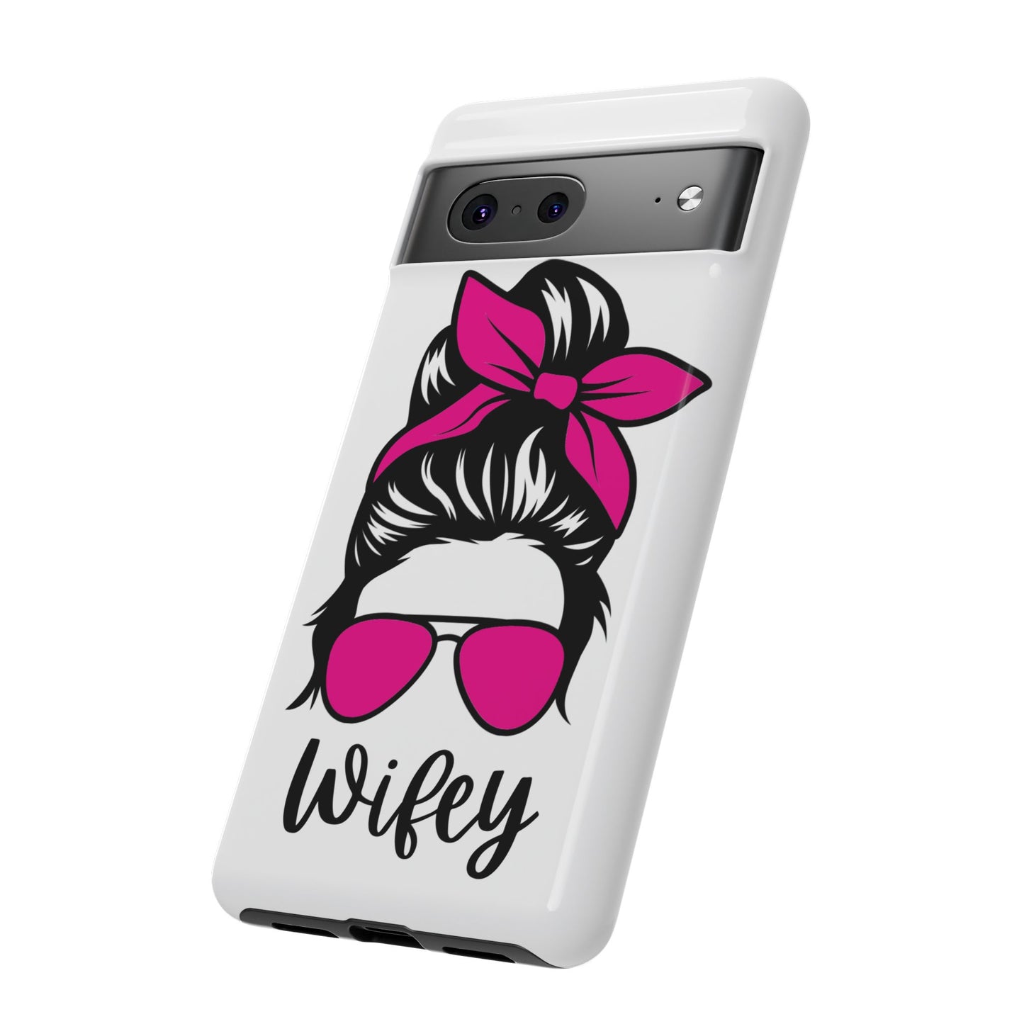 Pink Wifey Protective Case for IPhone, Samsung and Google