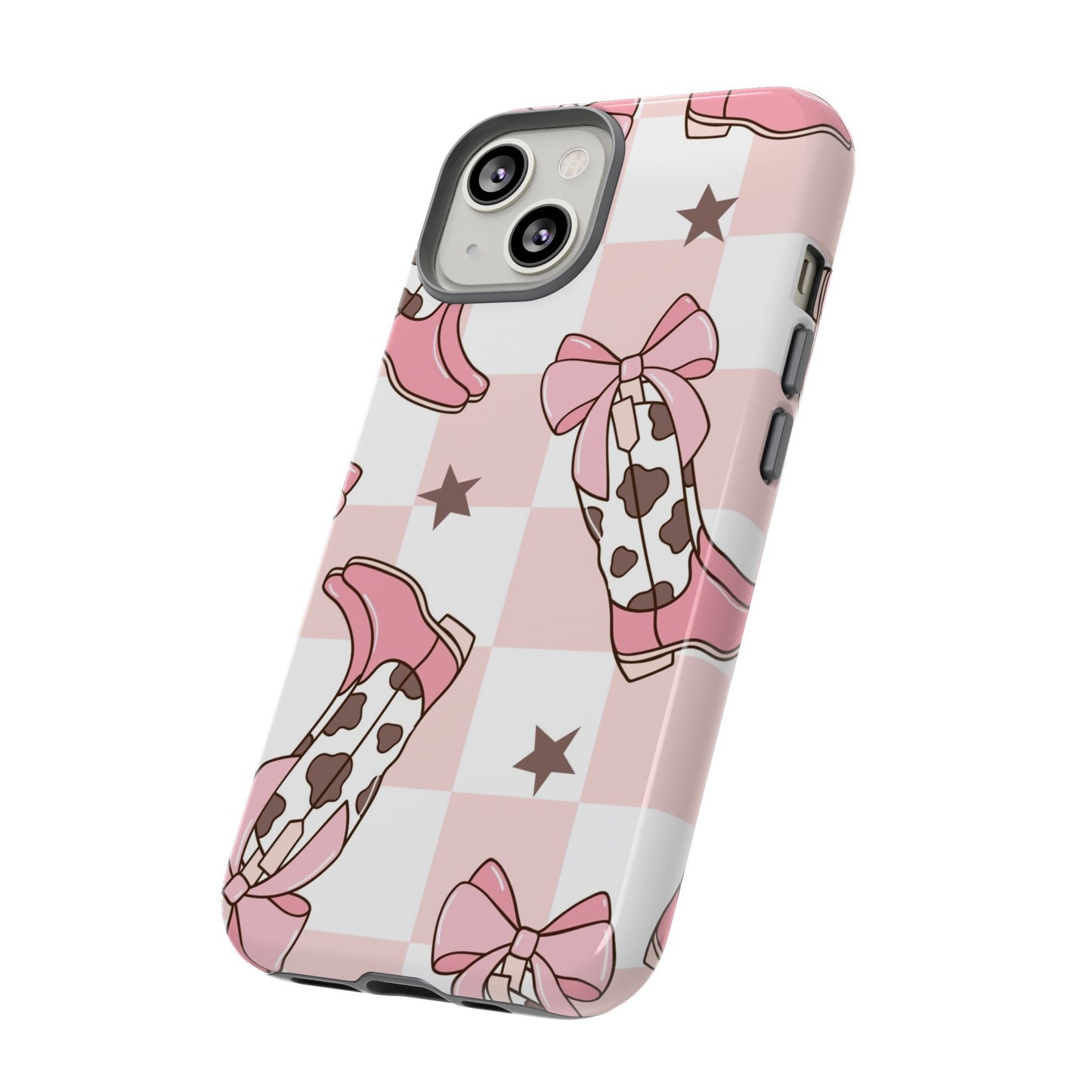 Cowboy Boots and Bows Protective Phone Case