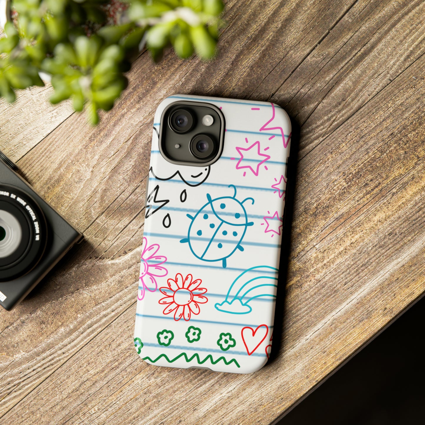 Kid Doodles Protective Phone Case for IPhone, Google and Samsung phones