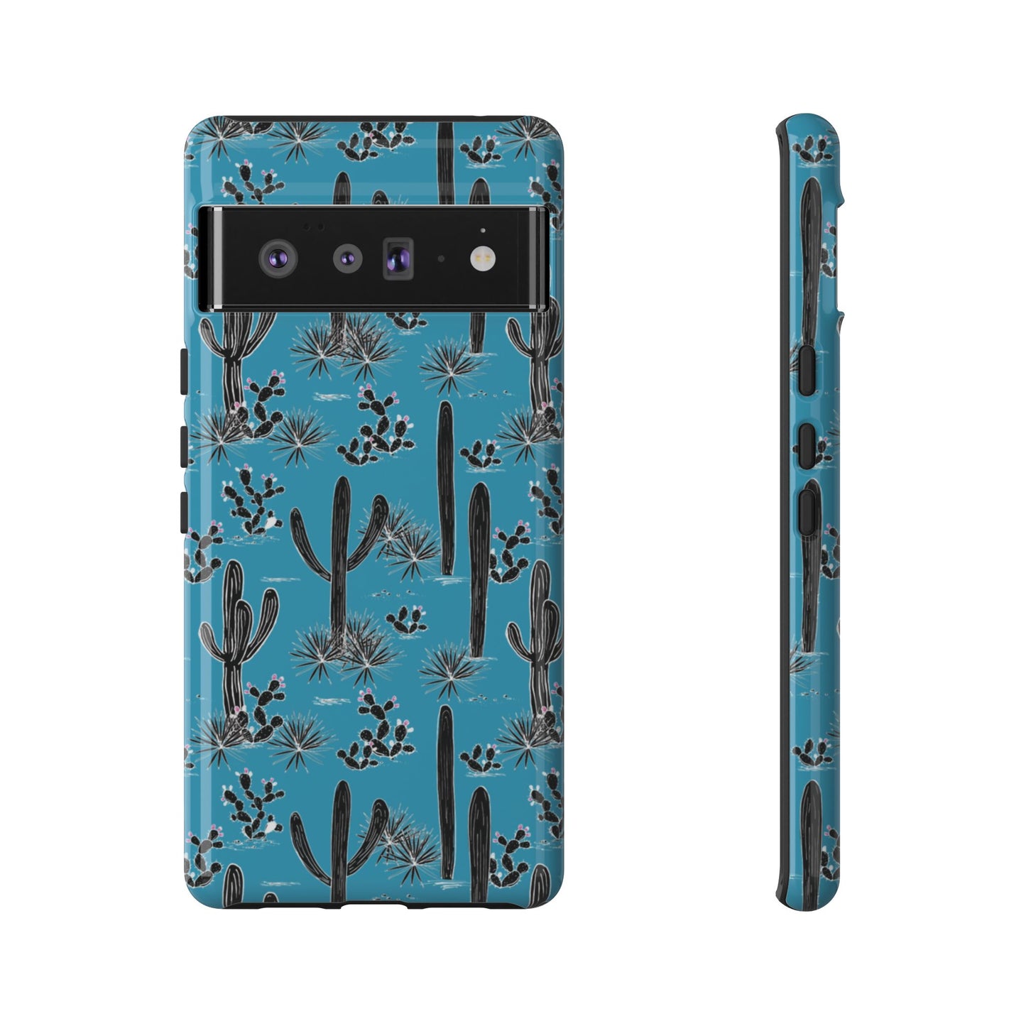 Turquoise Cactus Love Phone Case