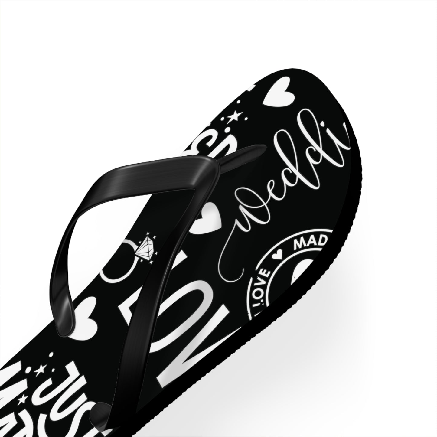 Bride Just Married Flip Flops