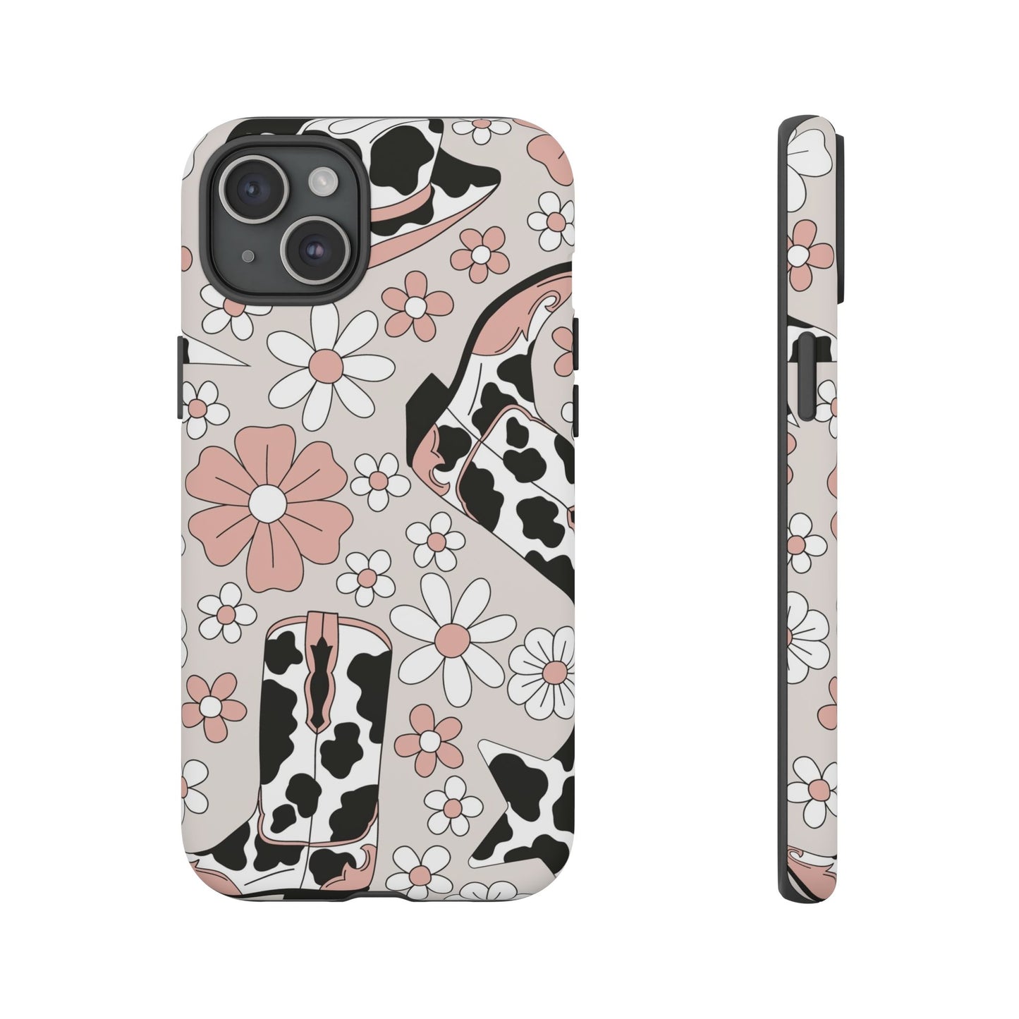 Western Flower Protective Phone Case for Google, Iphone and Samsung Phones