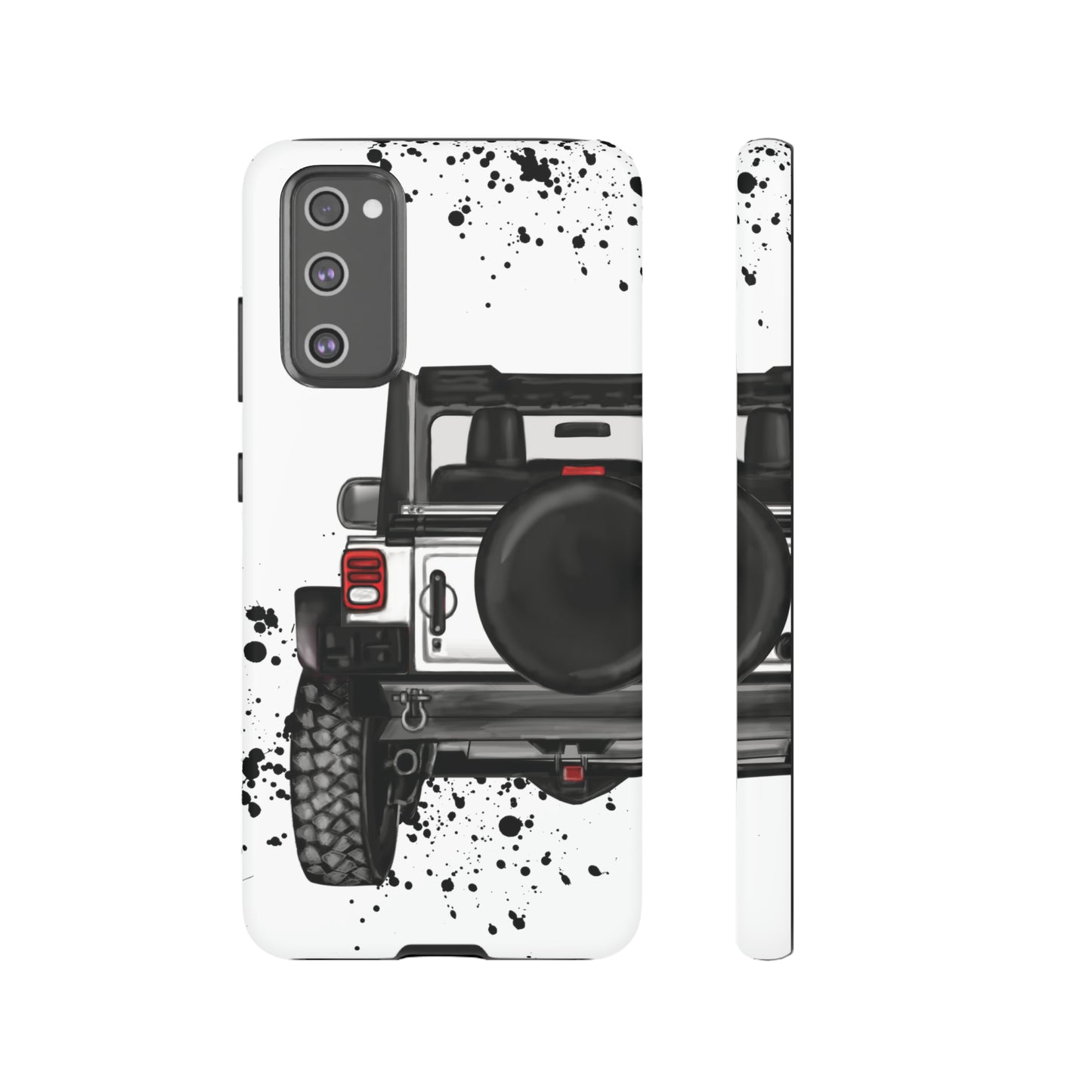 Off Road Life White Protective Case for Iphone, Google and Samsung