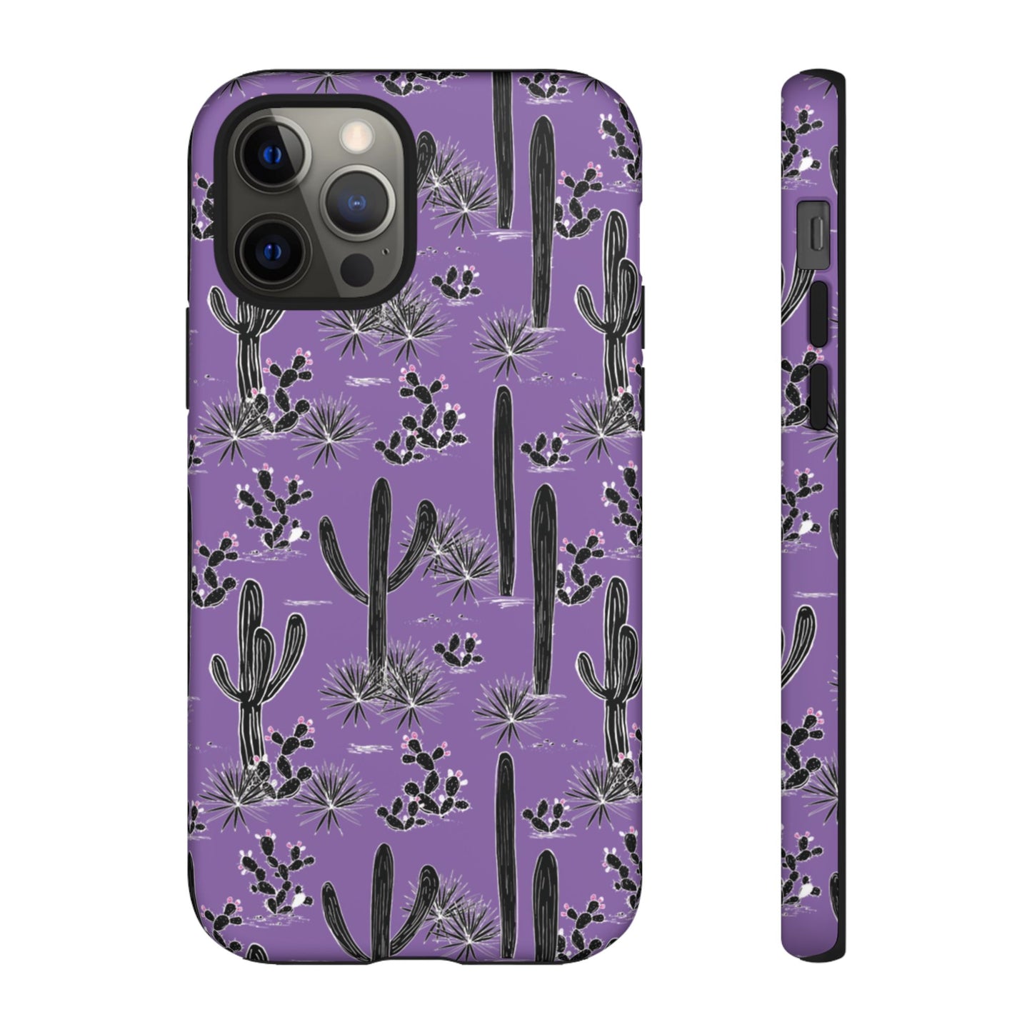 Purple Cactus Love Phone Case