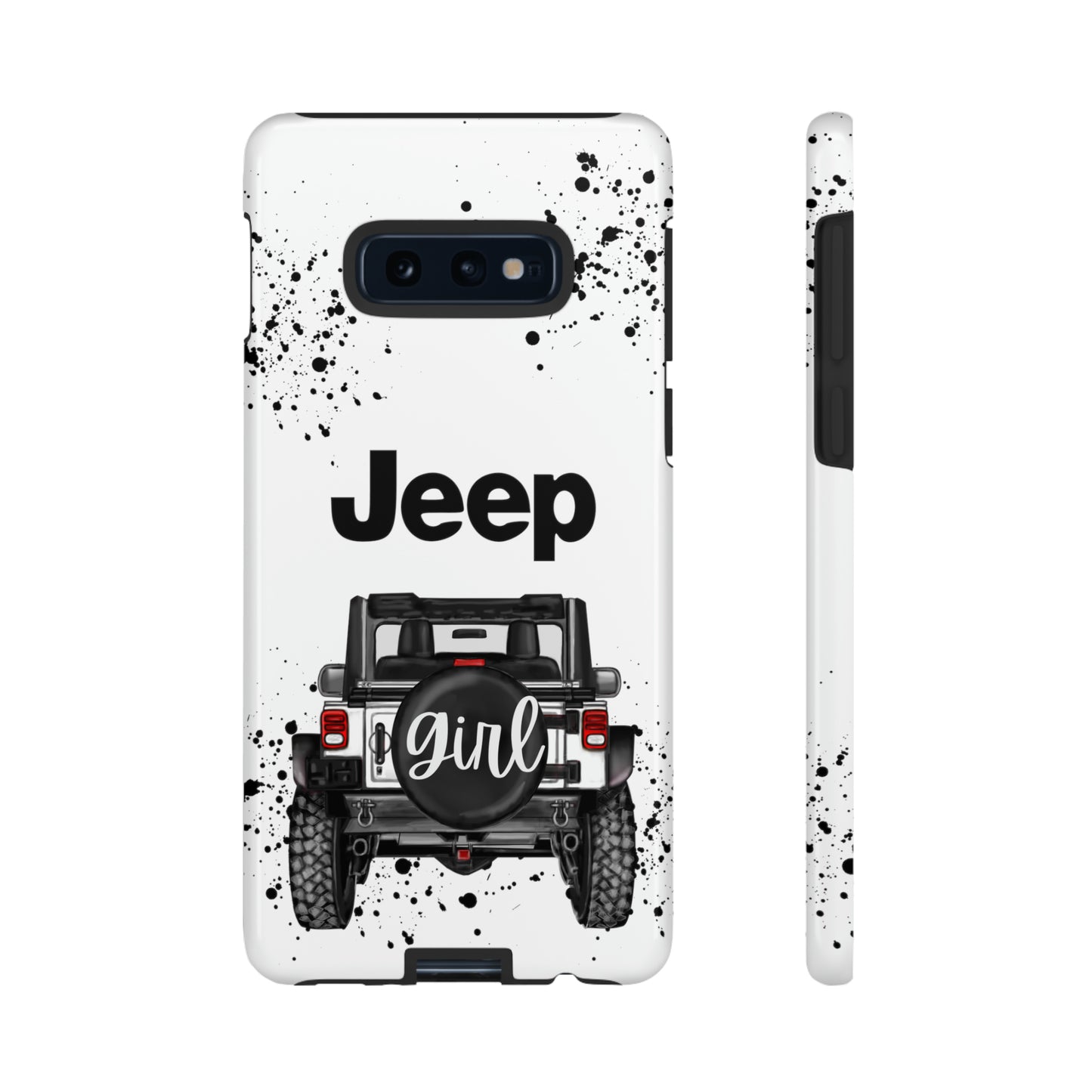 Off Road Girl White Protective Case for Iphone, Google and Samsung Phones