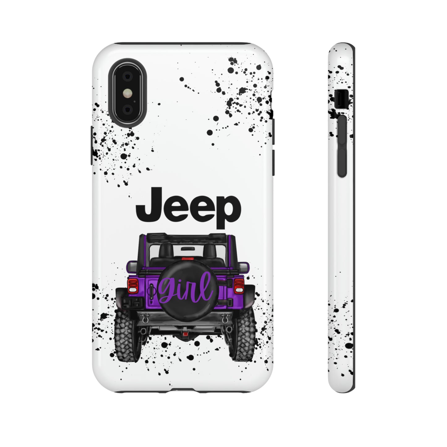 Off Road Girl Dark Purple Protective Case for Iphone, Google and Samsung Phones