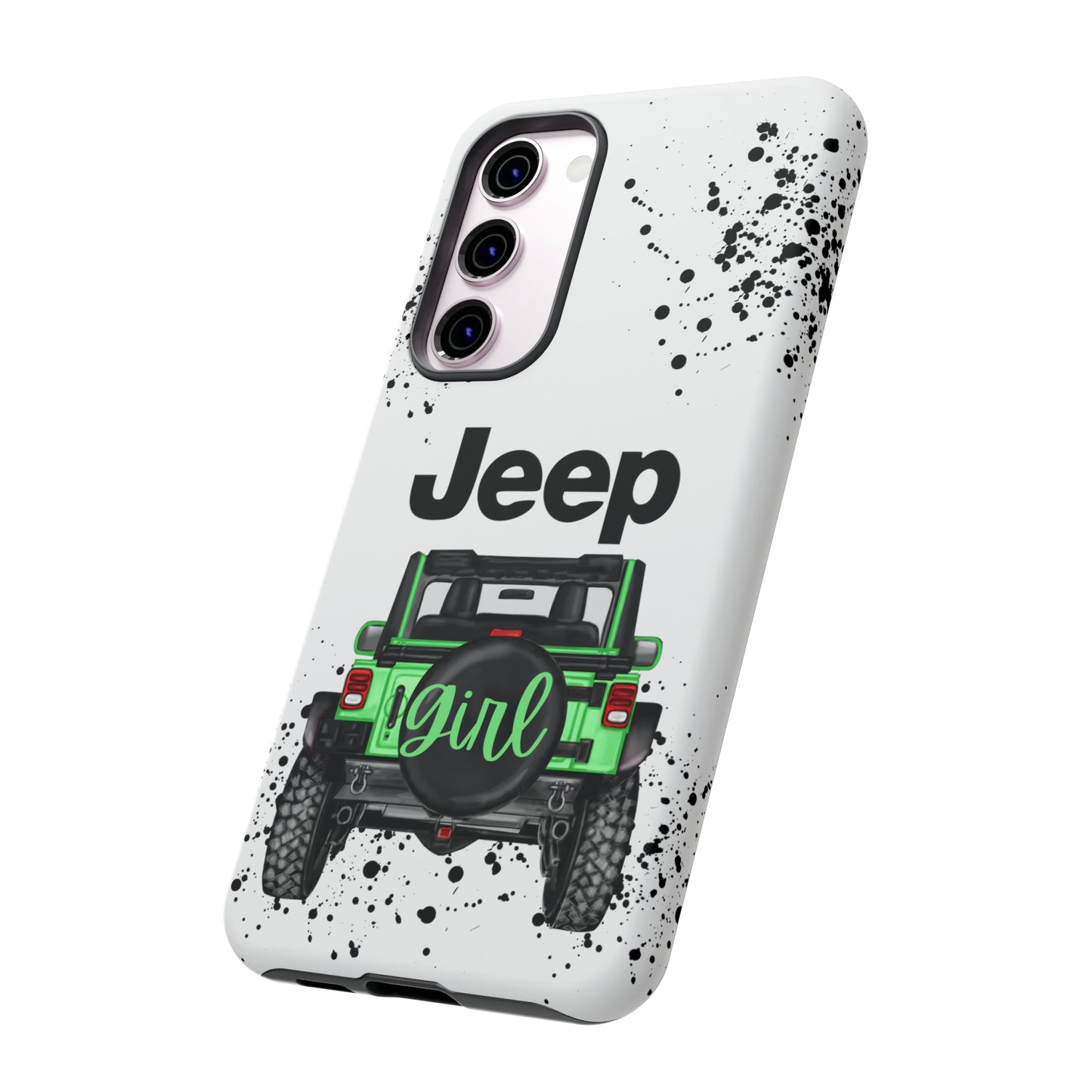 Off Road Girl Light Green Protective Case for Iphone, Google and Samsung Phones