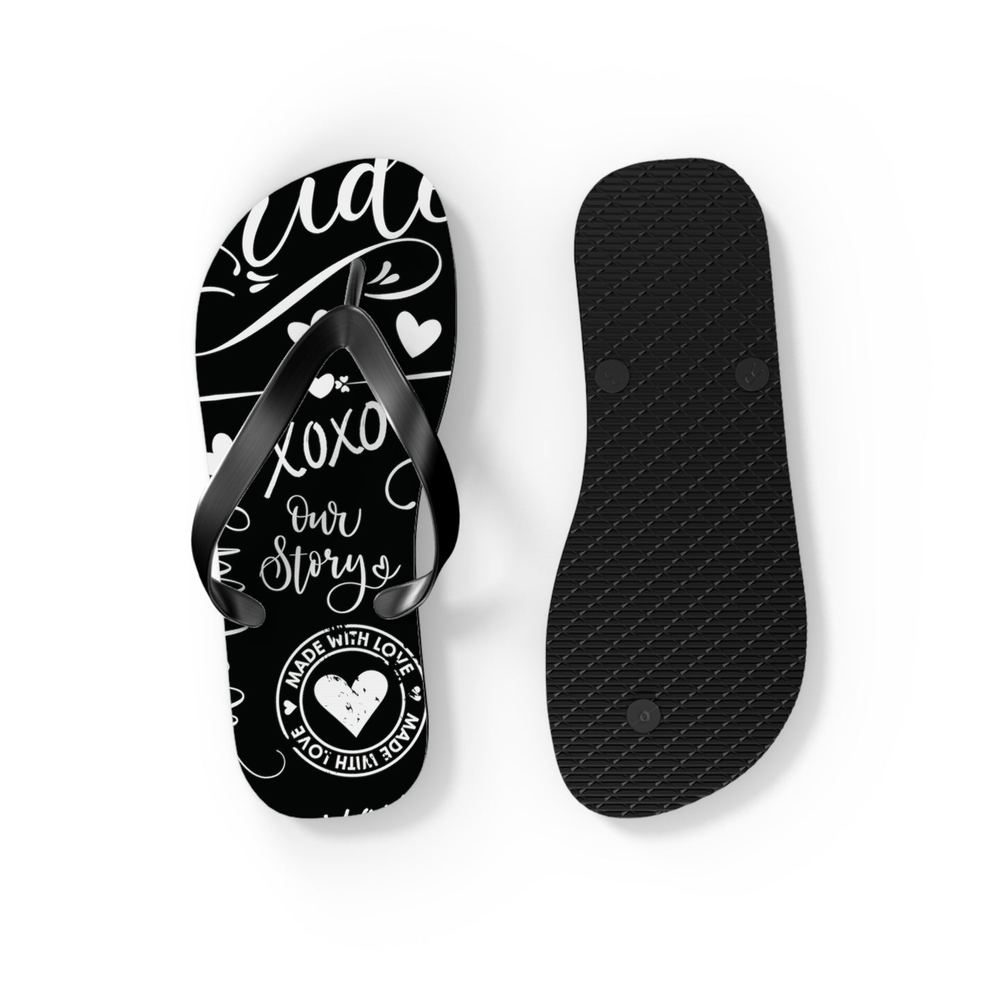 Bride Just Married Flip Flops