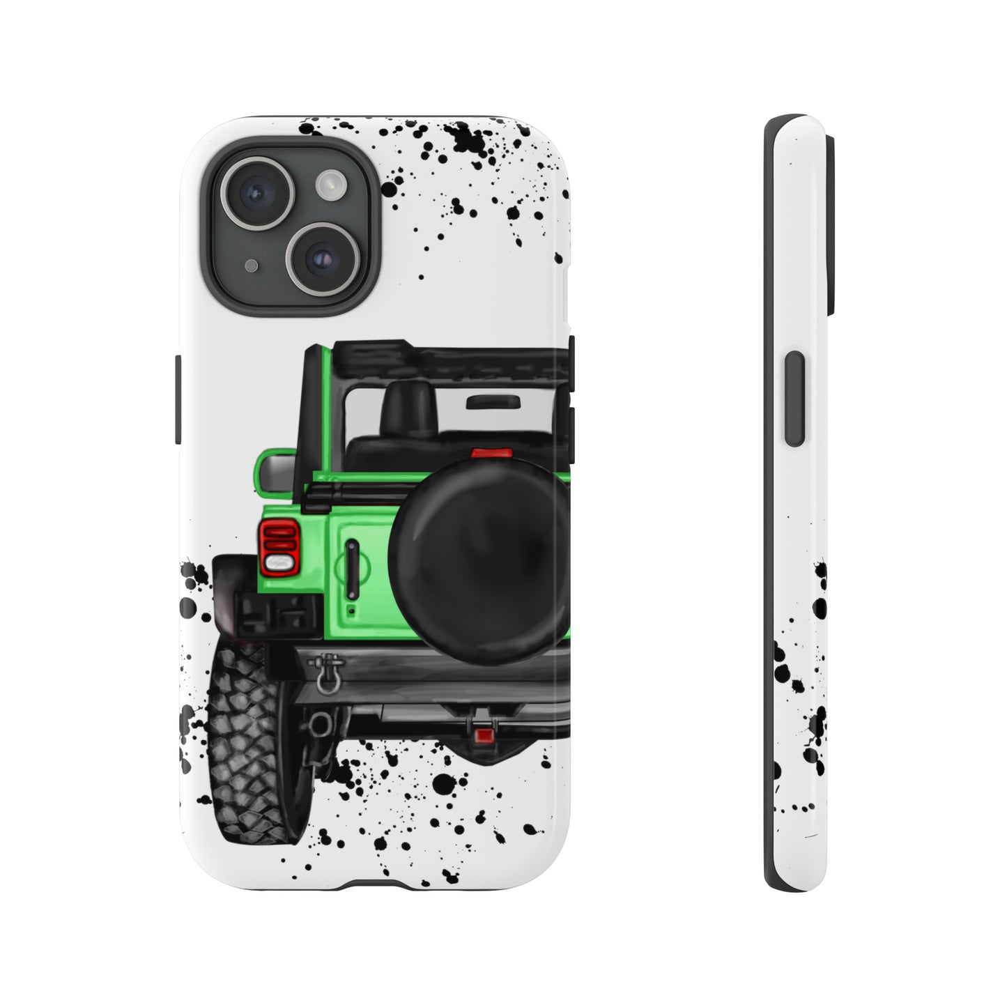 Off Road Life Green Protective Case for Iphone, Google and Samsung