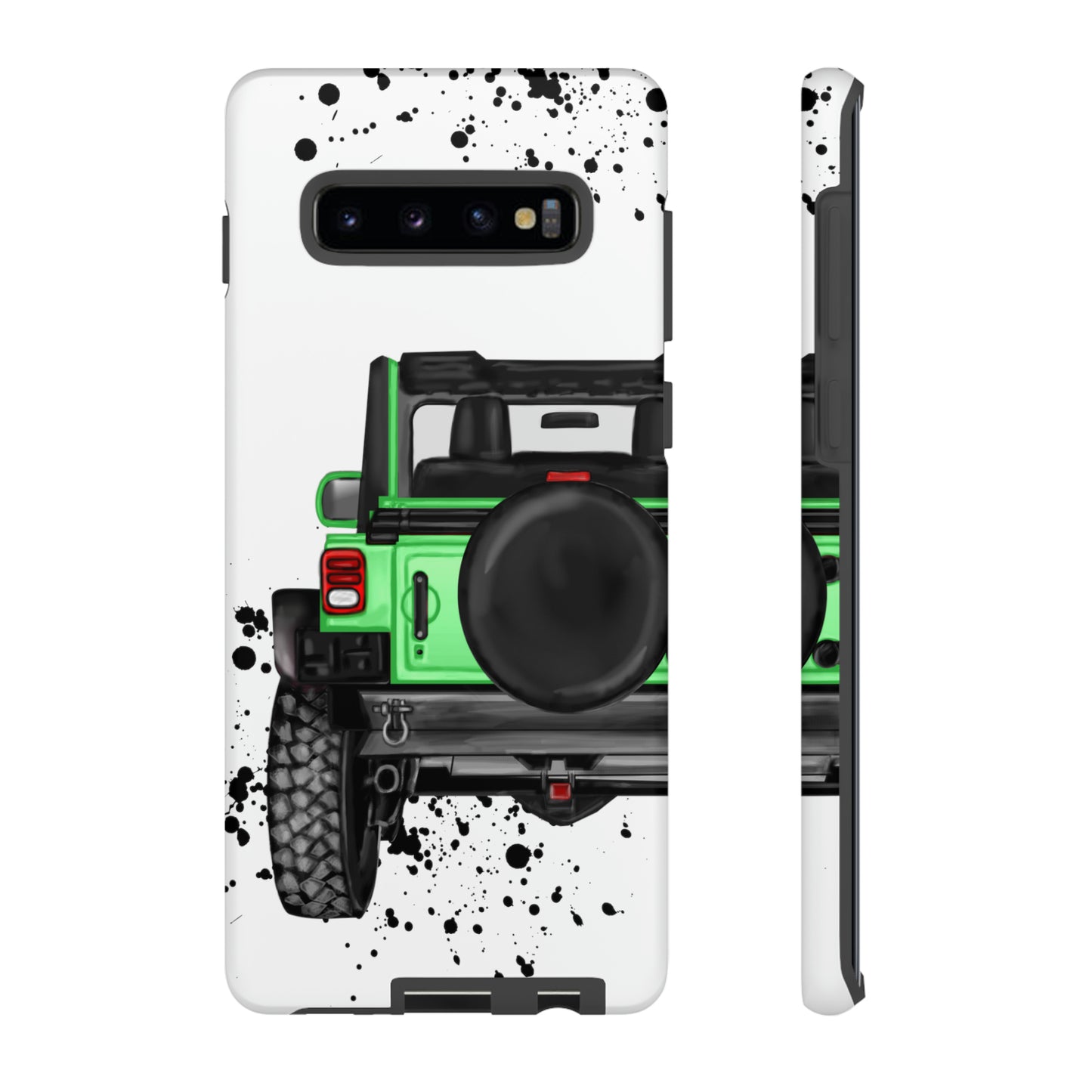 Off Road Life Green Protective Case for Iphone, Google and Samsung