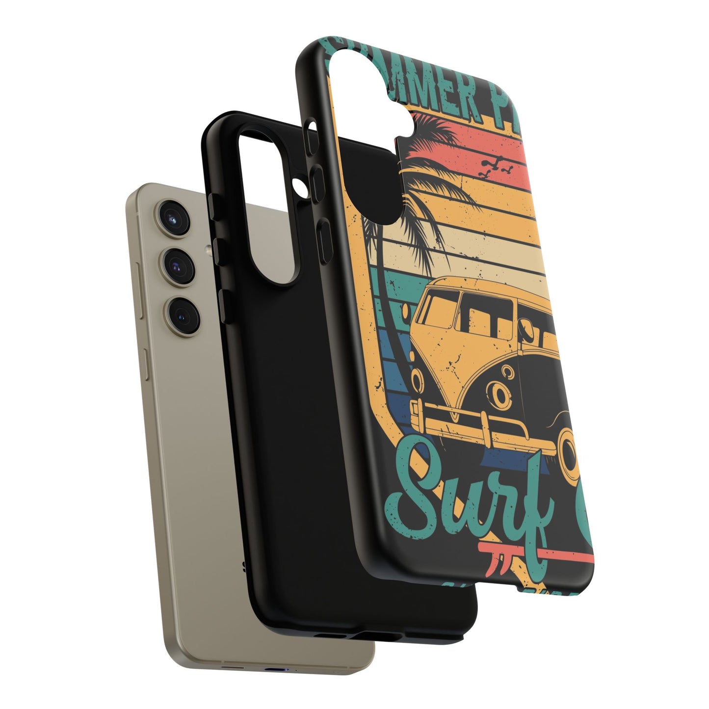 Retro Van Surf Summer Protective Phone Case