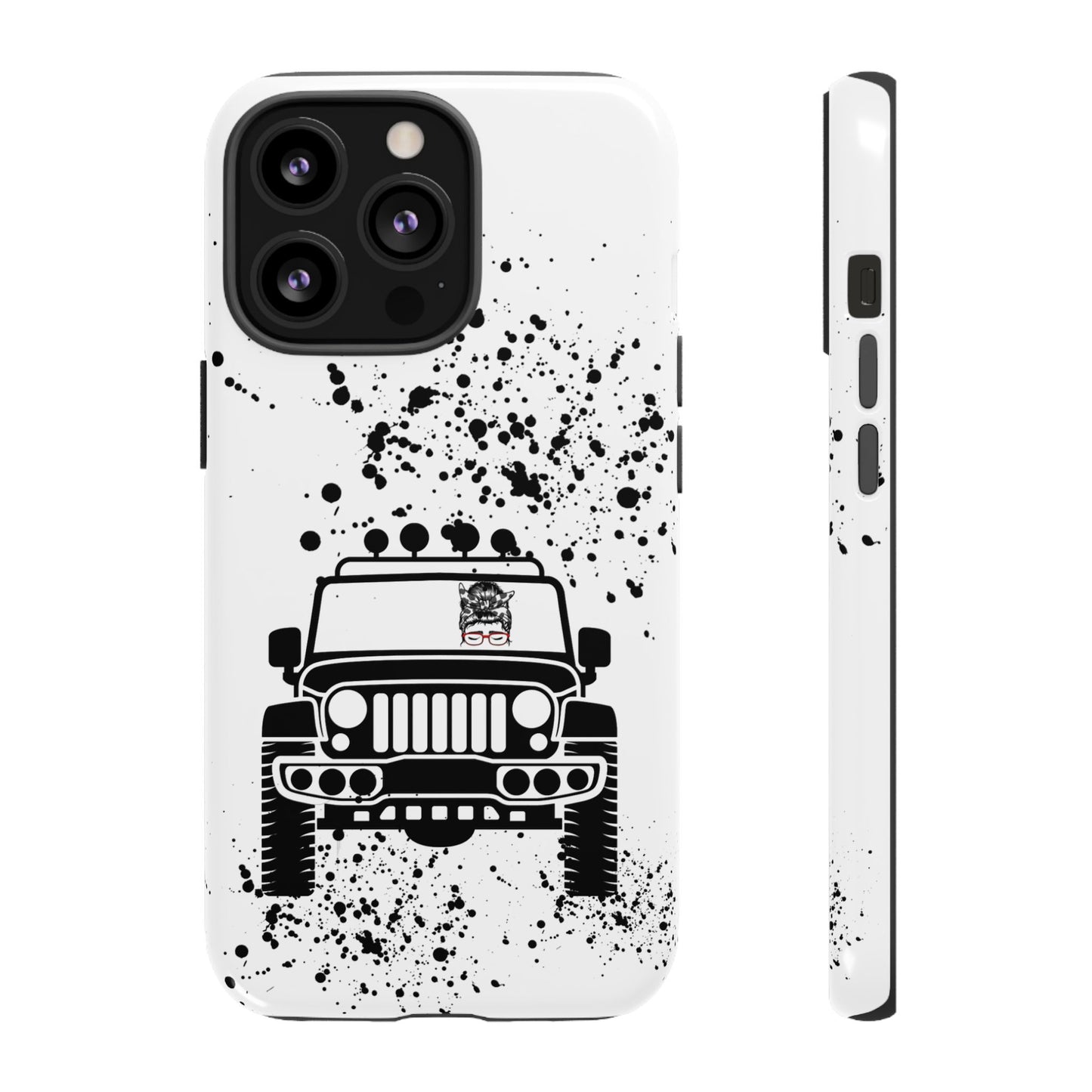 Off Road Girl with Glasses Tough Cases